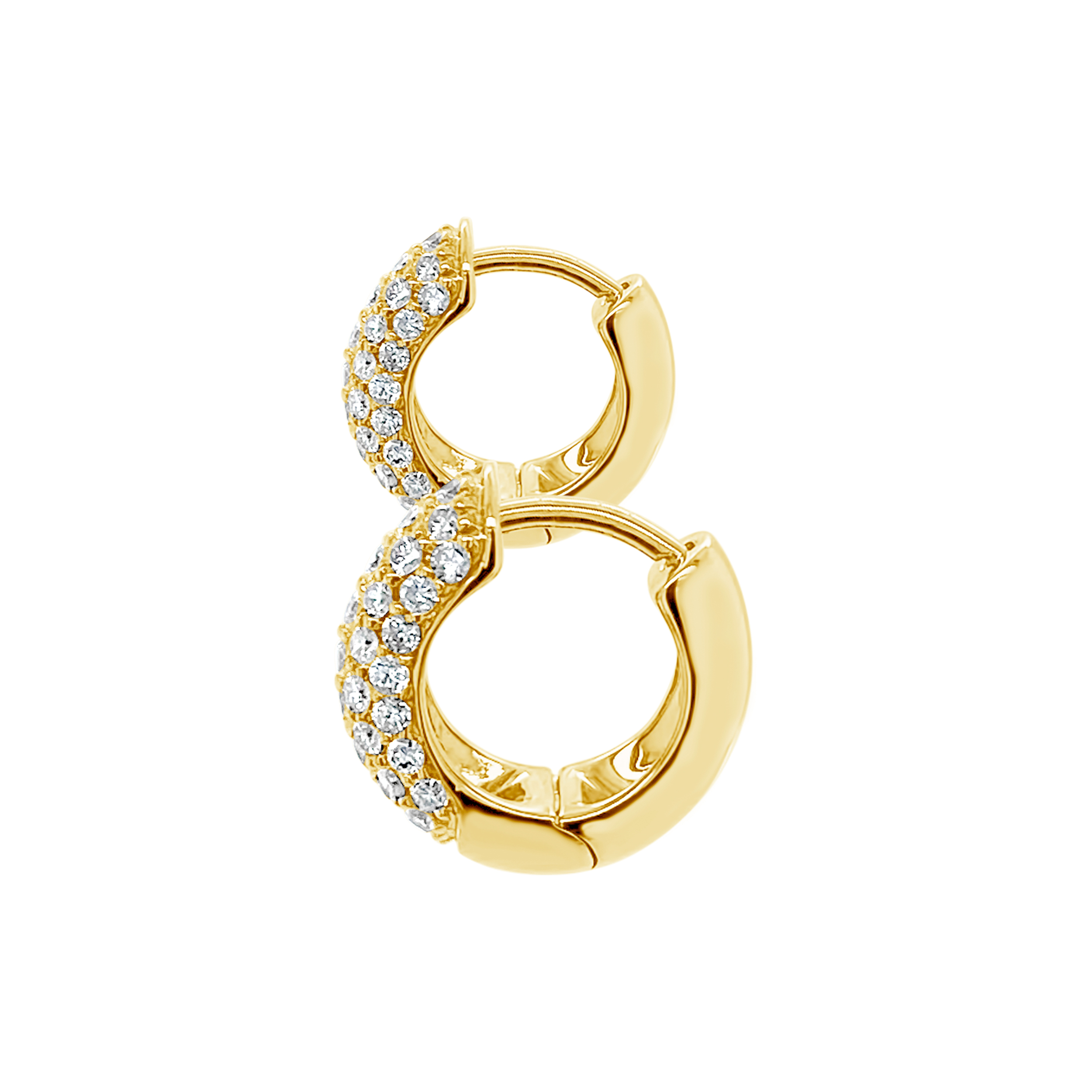 Clara By Martin Binder Diamond Huggie Hoop Earrings (0.62 Ct. Tw.)