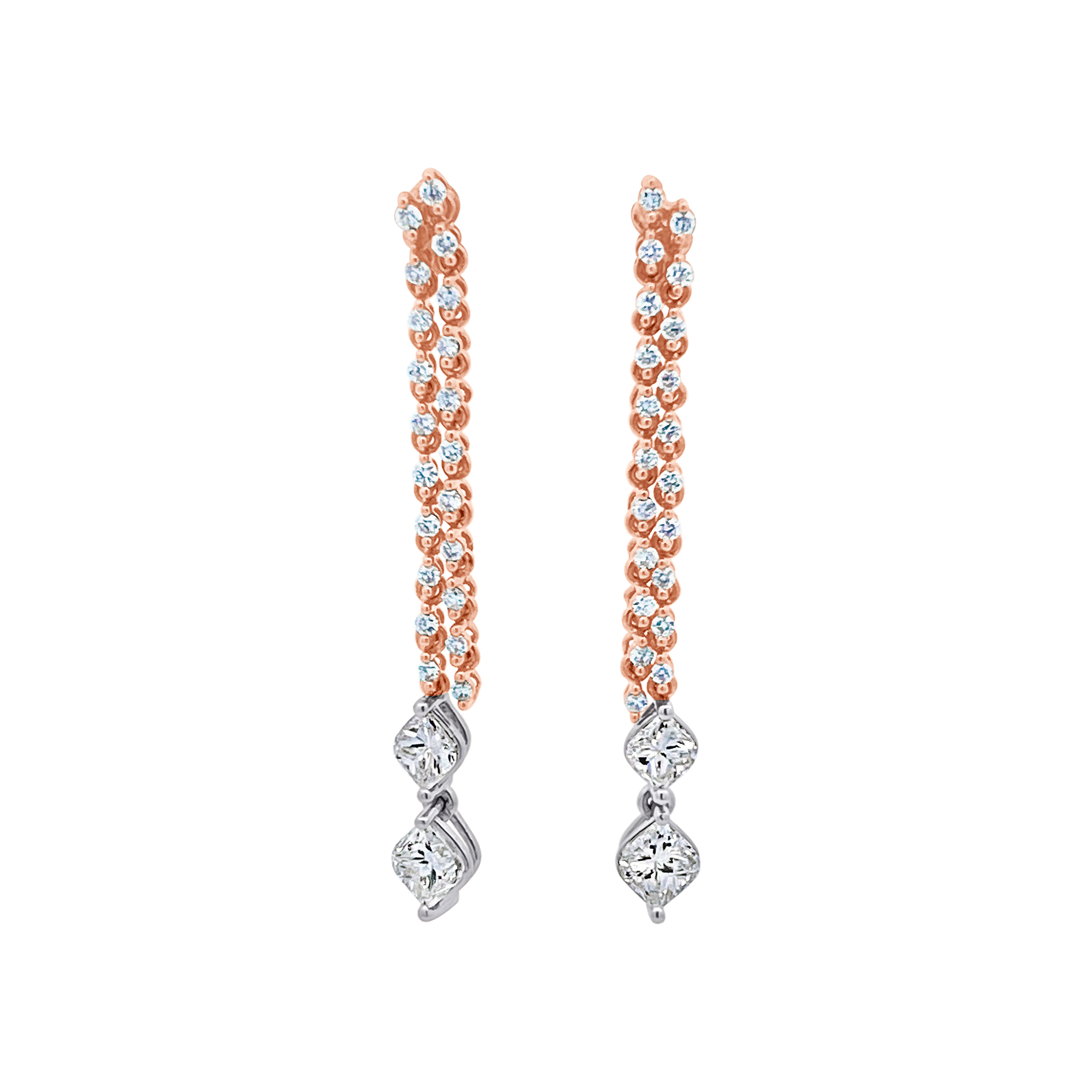 Clara By Martin Binder Diamond Dangle Earrings (1.05 Ct. Tw.)