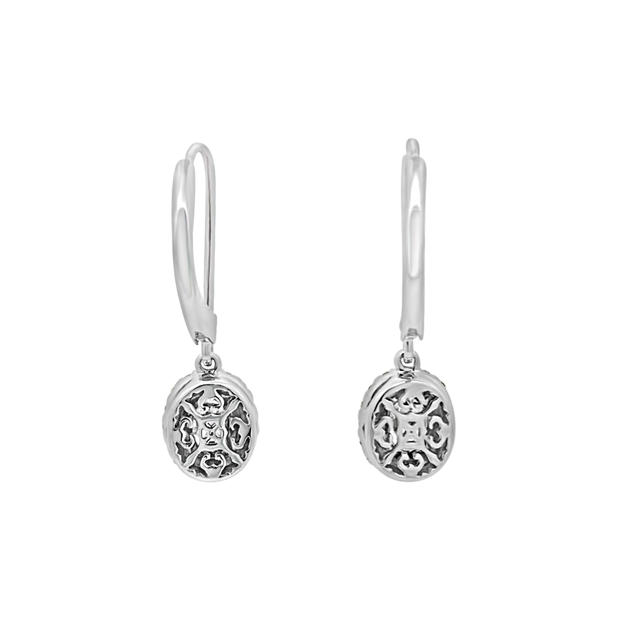 Clara By Martin Binder Oval Diamond Dangle Earrings (0.78 Ct. Tw.)