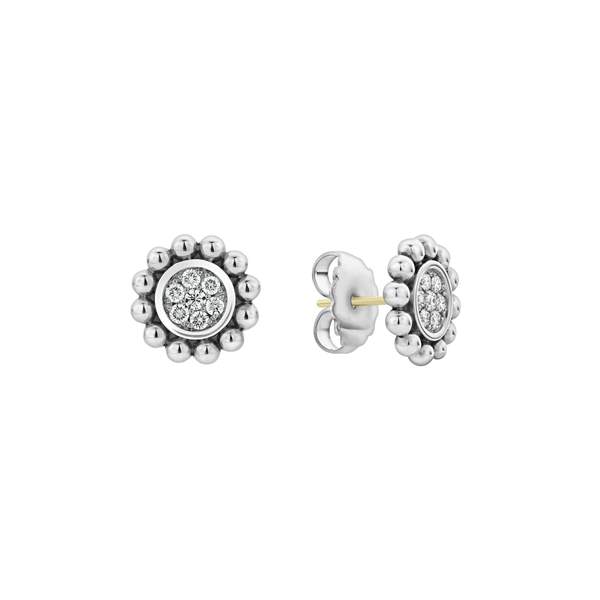 Lagos Caviar Spark Diamond Earrings