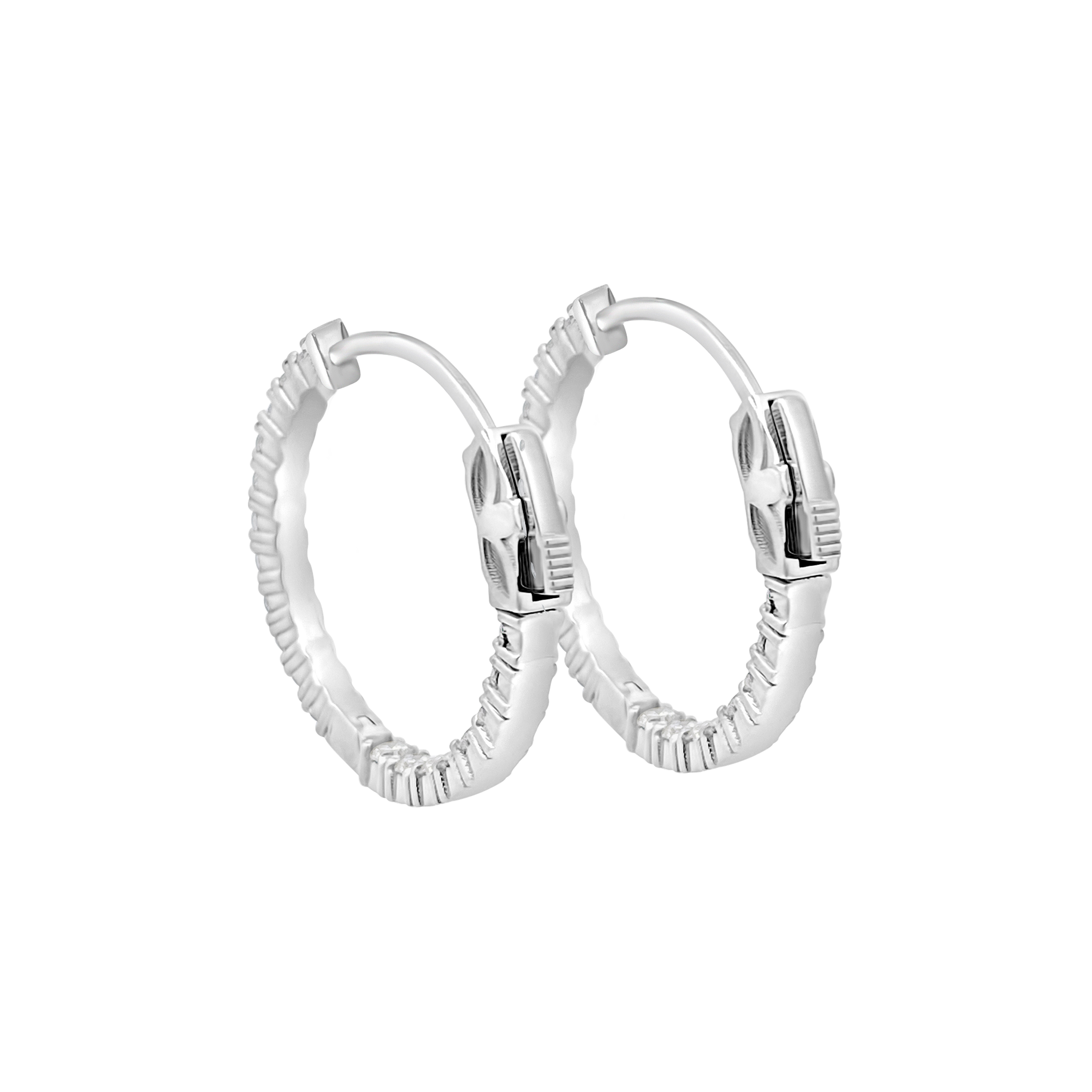 Clara By Martin Binder Diamond Hoop Earrings (1.95 Ct. Tw.)