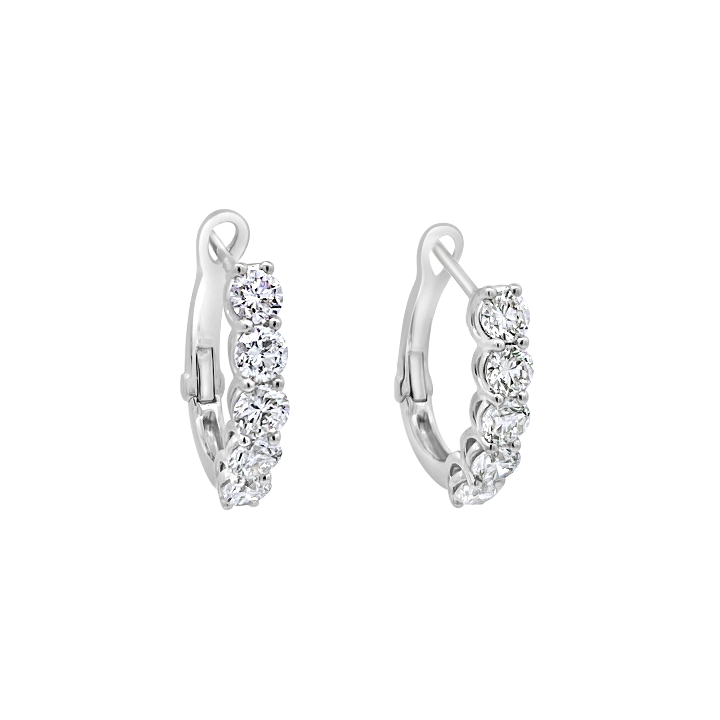 Clara By Martin Binder Diamond Hoop Earrings (1.99 Ct. Tw.)