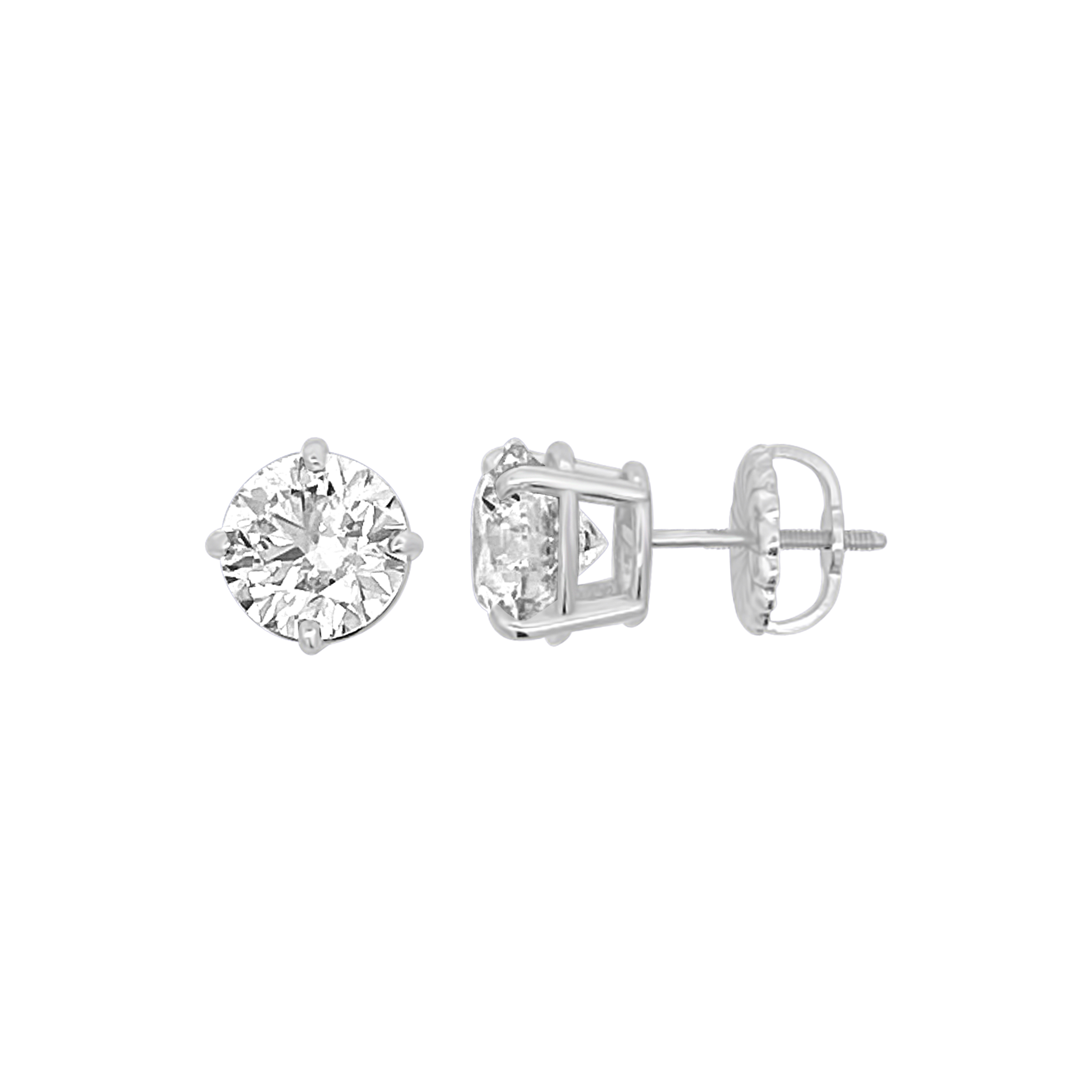 Clara By Martin Binder Diamond Stud Earrings (4.04 Ct. Tw.)