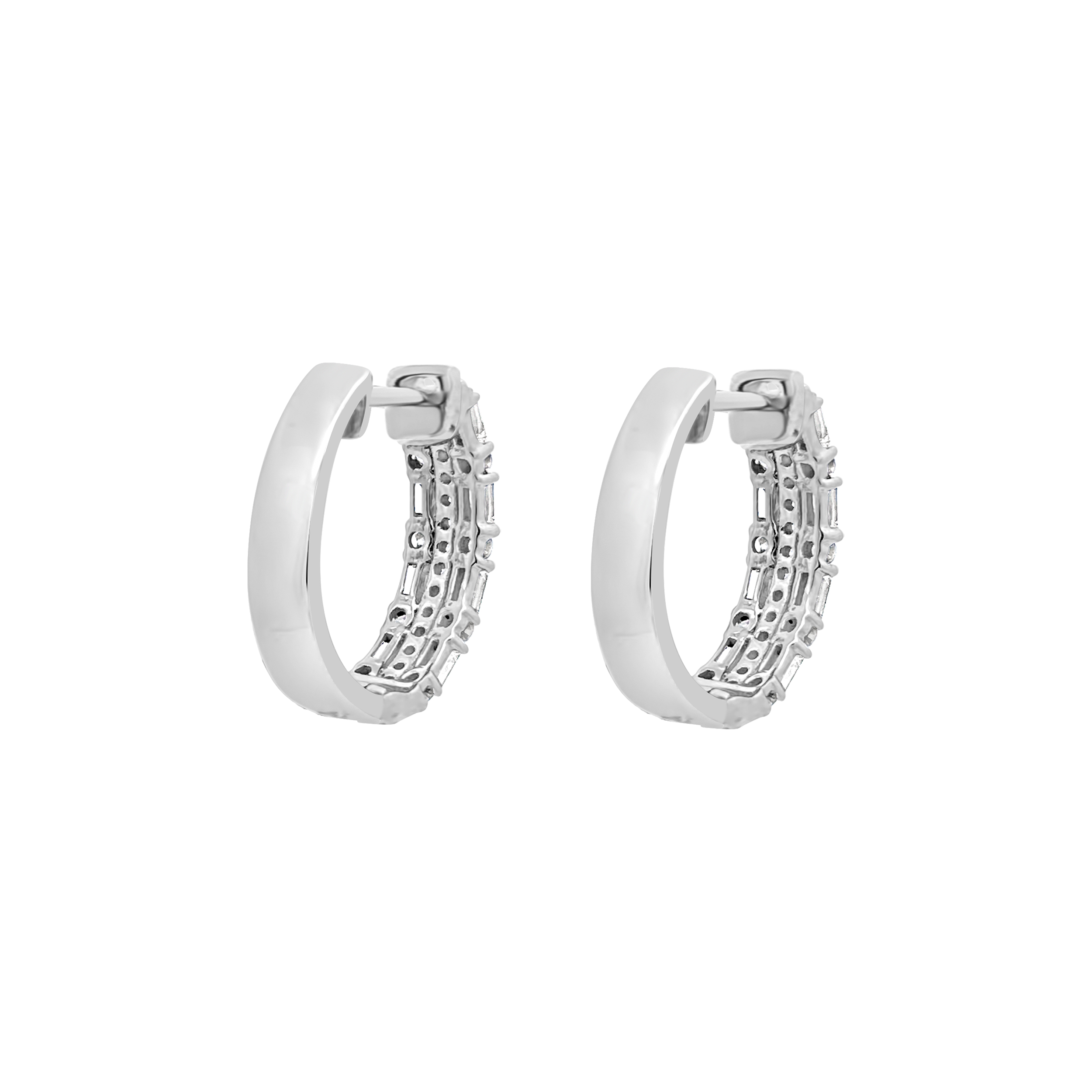 Clara By Martin Binder Diamond Hoop Earrings (0.51 Ct. Tw.)