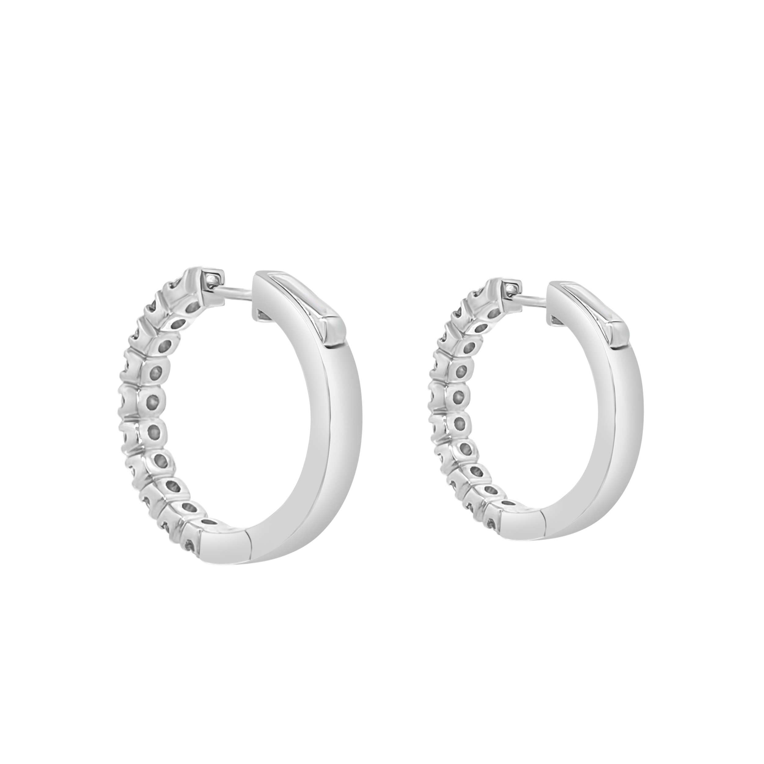 Clara By Martin Binder Diamond Hoop Earrings (1.78 Ct. Tw.)