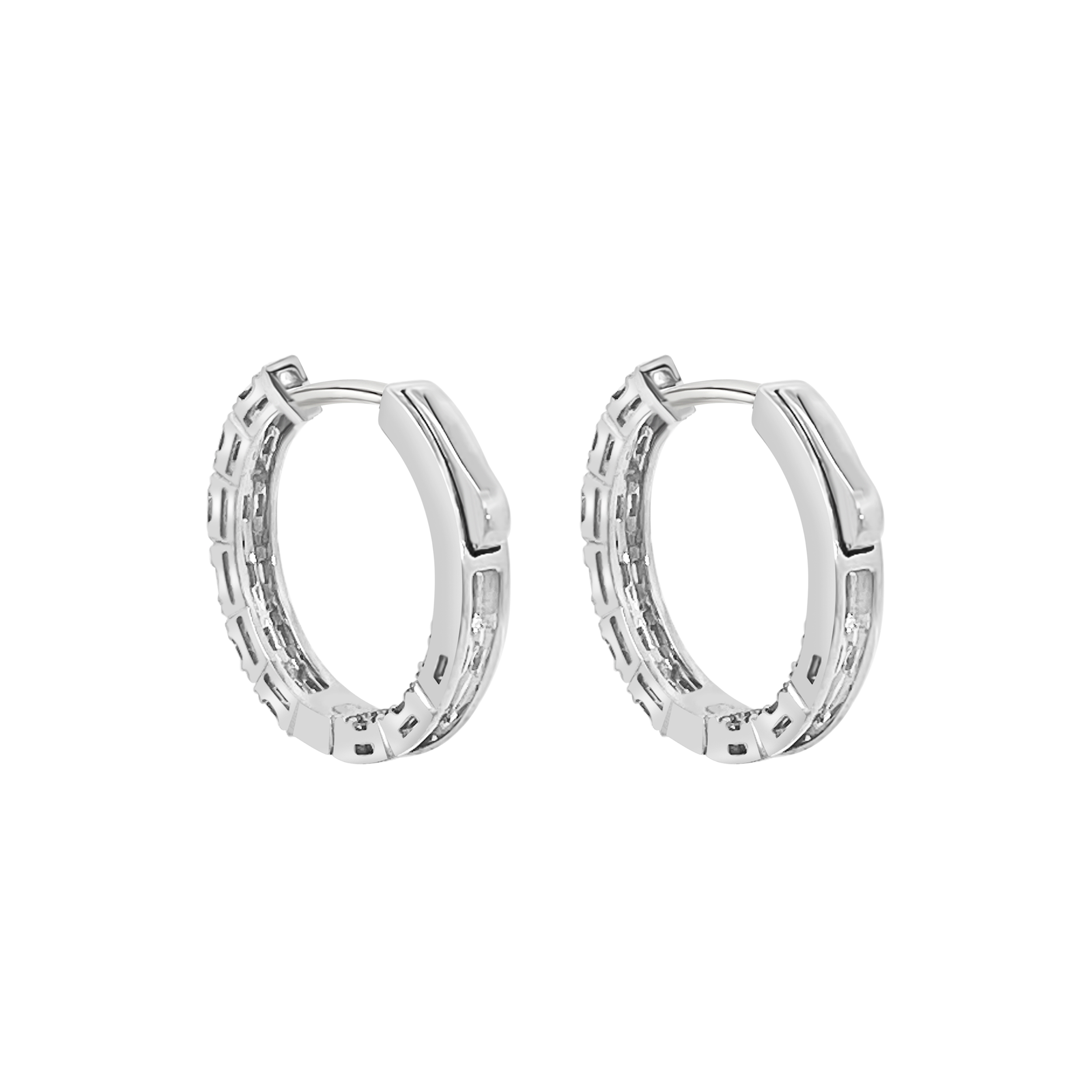 Clara By Martin Binder Diamond Hoop Earrings (0.92 Ct. Tw.)