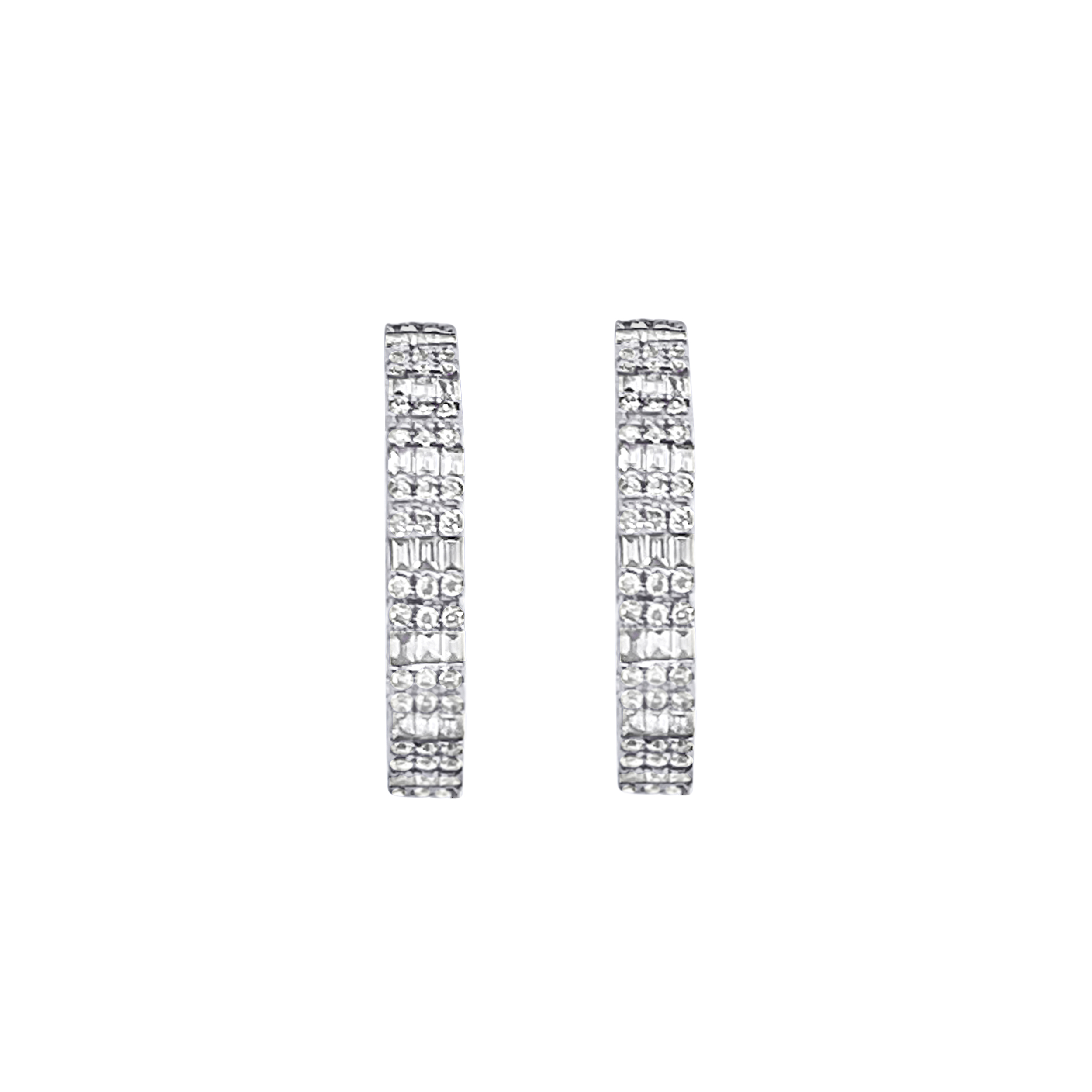 Clara By Martin Binder Diamond Hoop Earrings (0.92 Ct. Tw.)