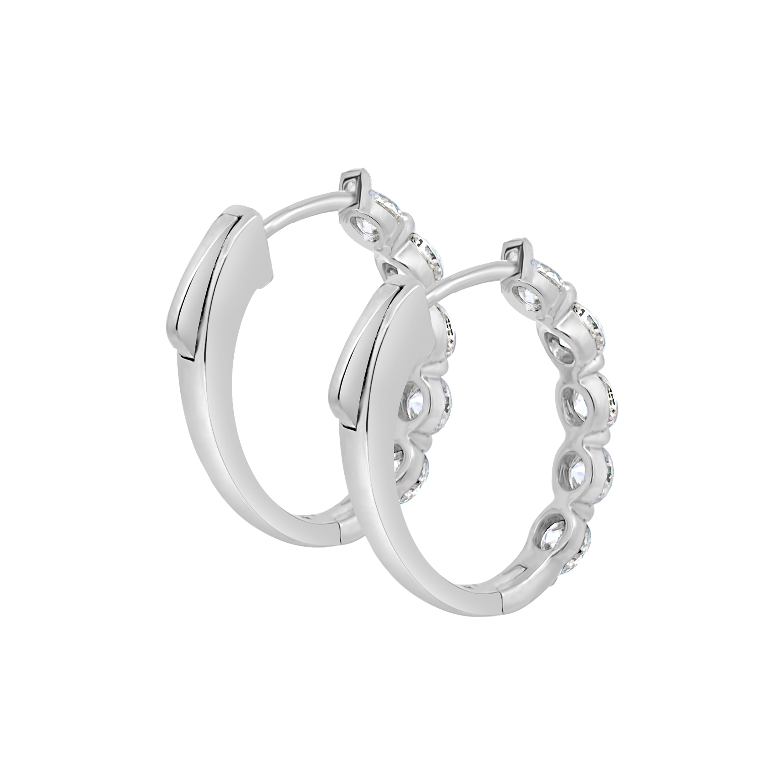 Clara By Martin Binder Diamond Hoop Earrings (2.18 Ct. Tw.)