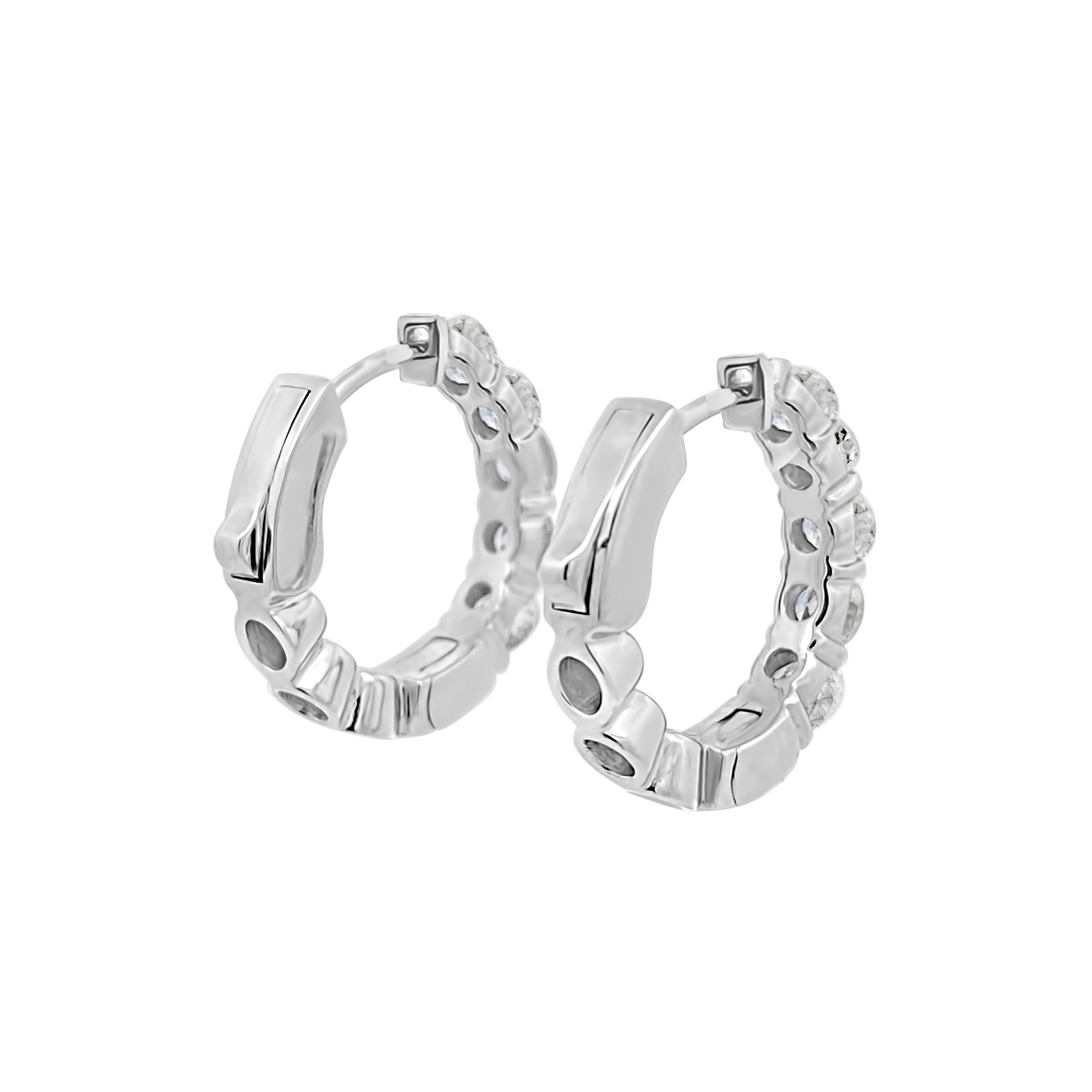 Clara By Martin Binder Diamond Hoop Earrings (1.95 Ct. Tw.)