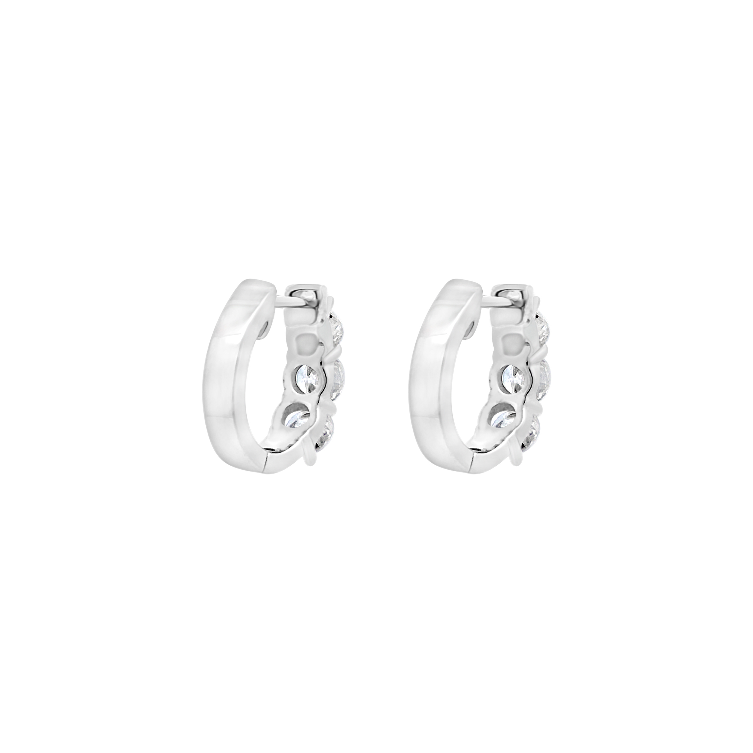 Clara By Martin Binder Diamond Huggie Hoop Earrings (1.47 Ct. Tw.)