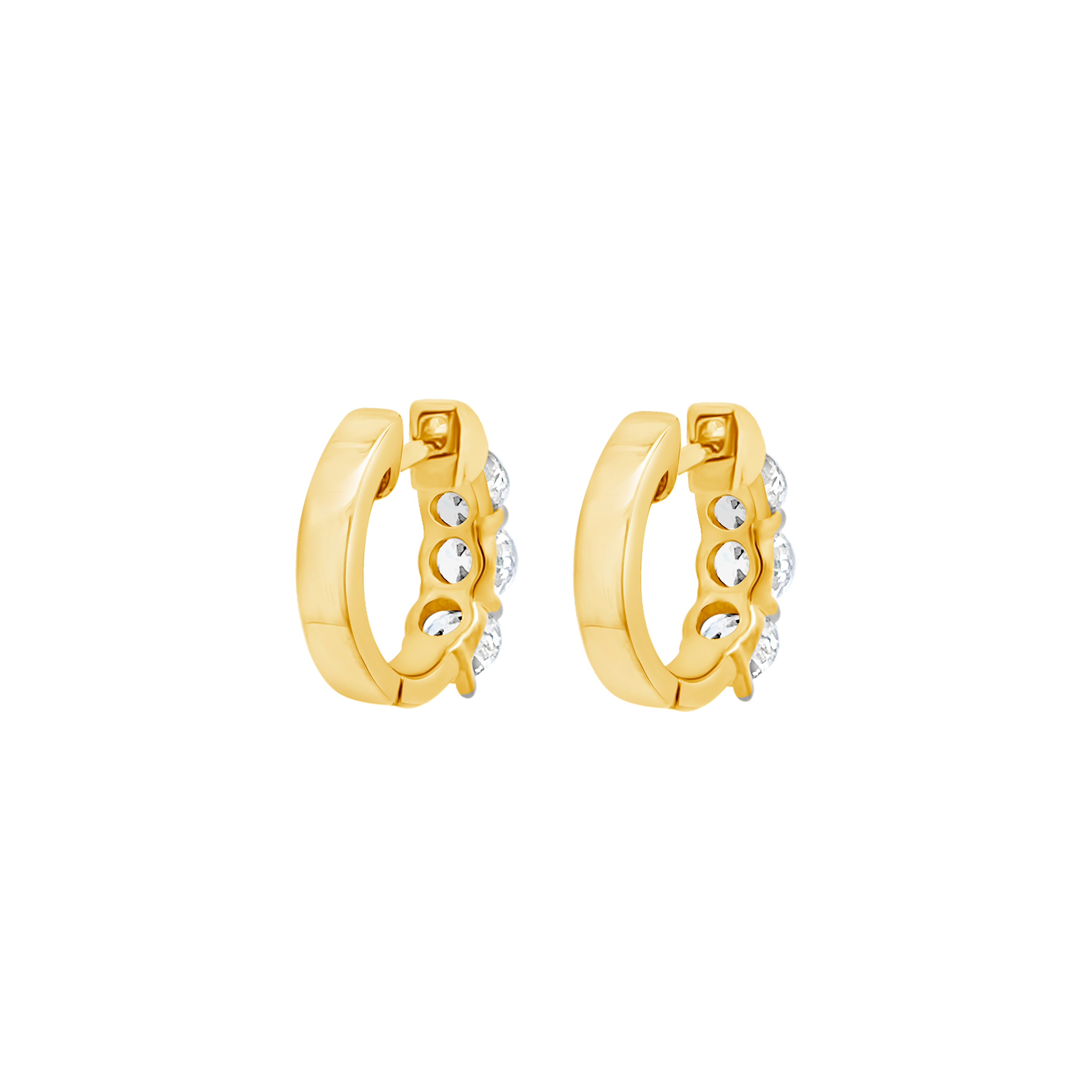 Clara By Martin Binder Diamond Huggie Hoop Earrings (1.46 Ct. Tw.)