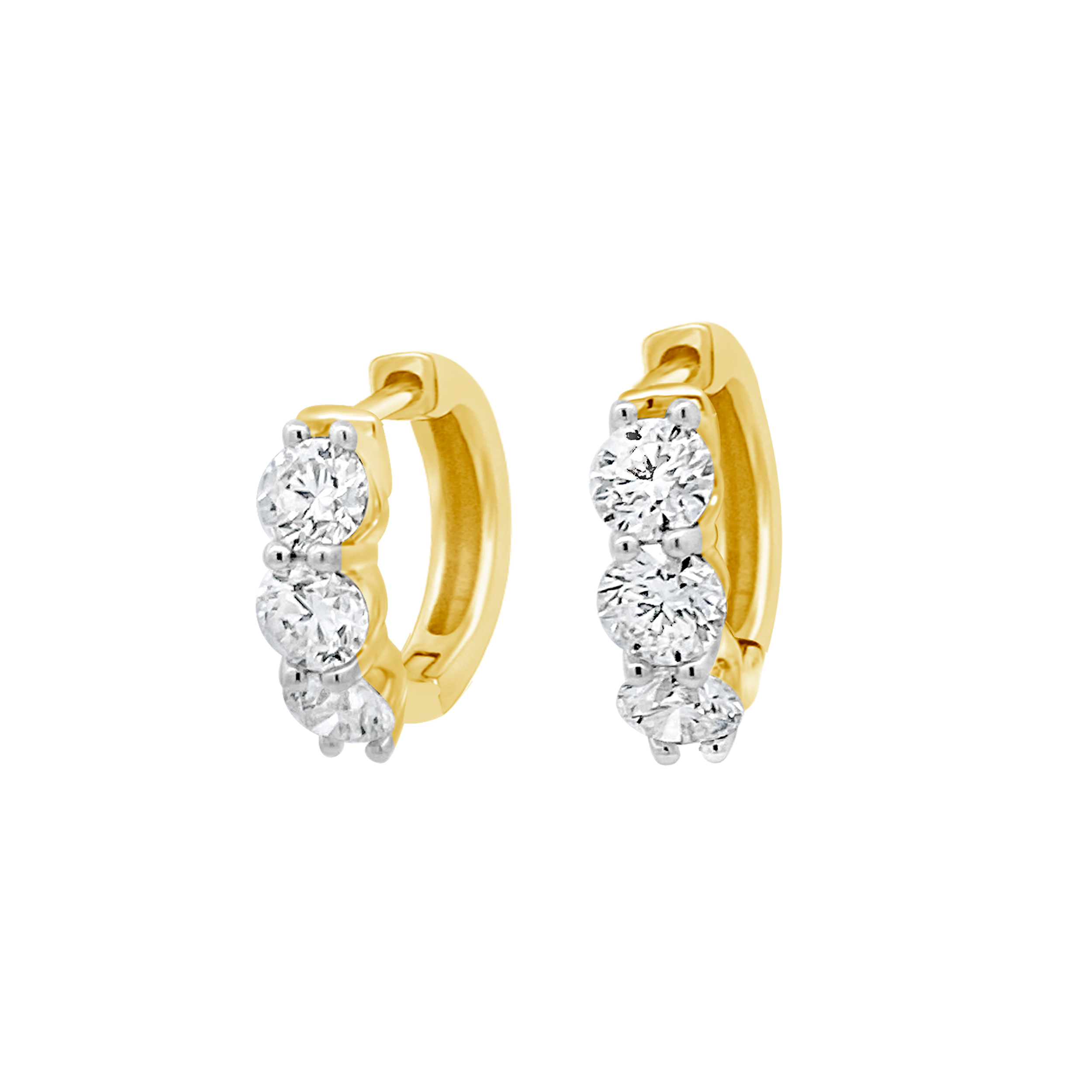Clara By Martin Binder Diamond Huggie Hoop Earrings (1.46 Ct. Tw.)