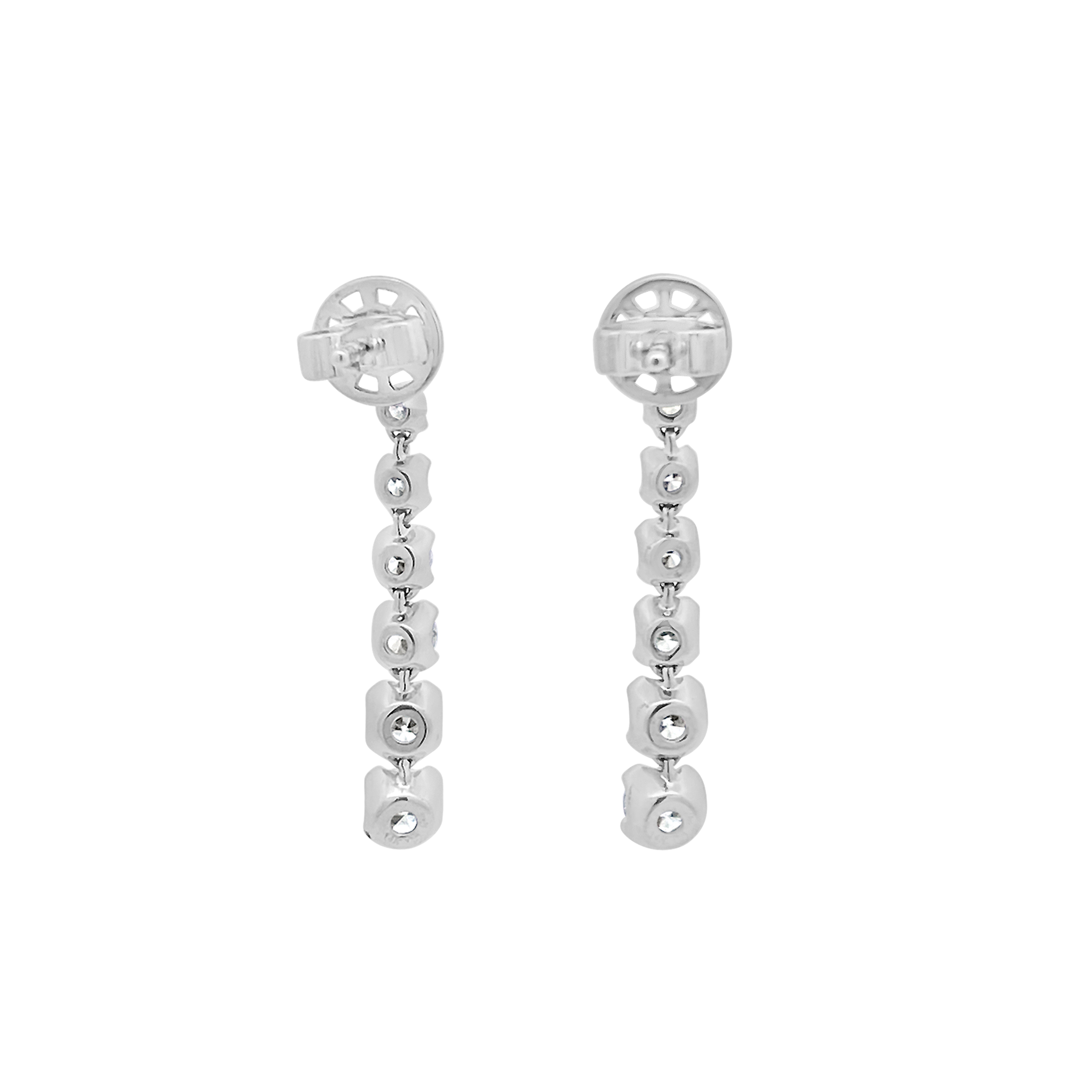 Clara By Martin Binder Graduated Diamond Drop Earrings (1.80 Ct. Tw.)