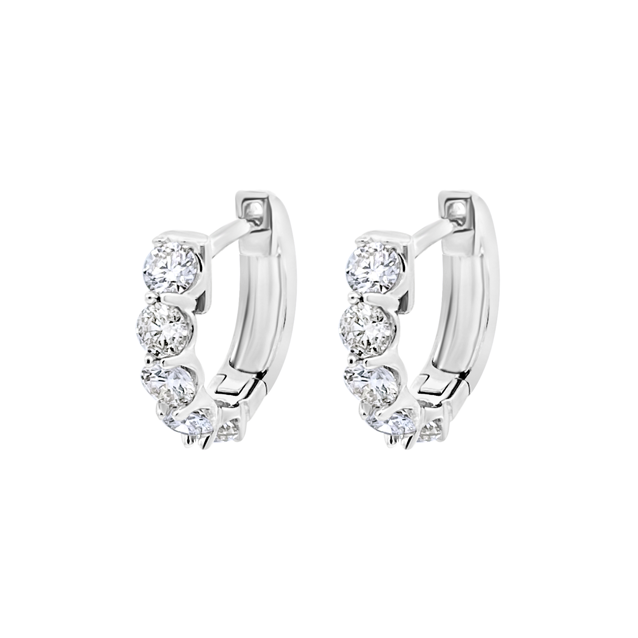 Clara By Martin Binder Diamond Hoop Earrings (1.07 Ct. Tw.)