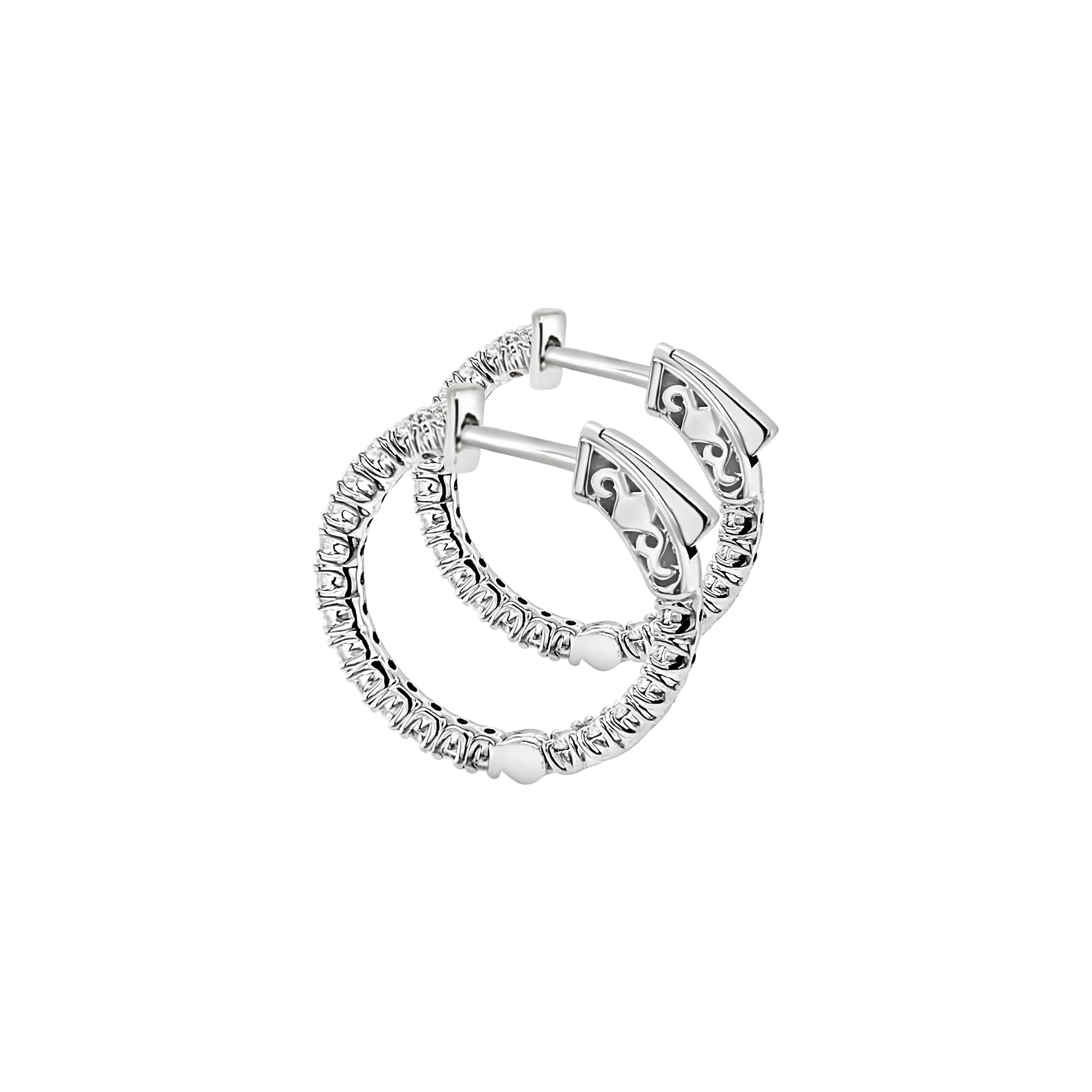 Clara by Martin Binder Diamond Hoop Earrings (0.84 ct. tw.)