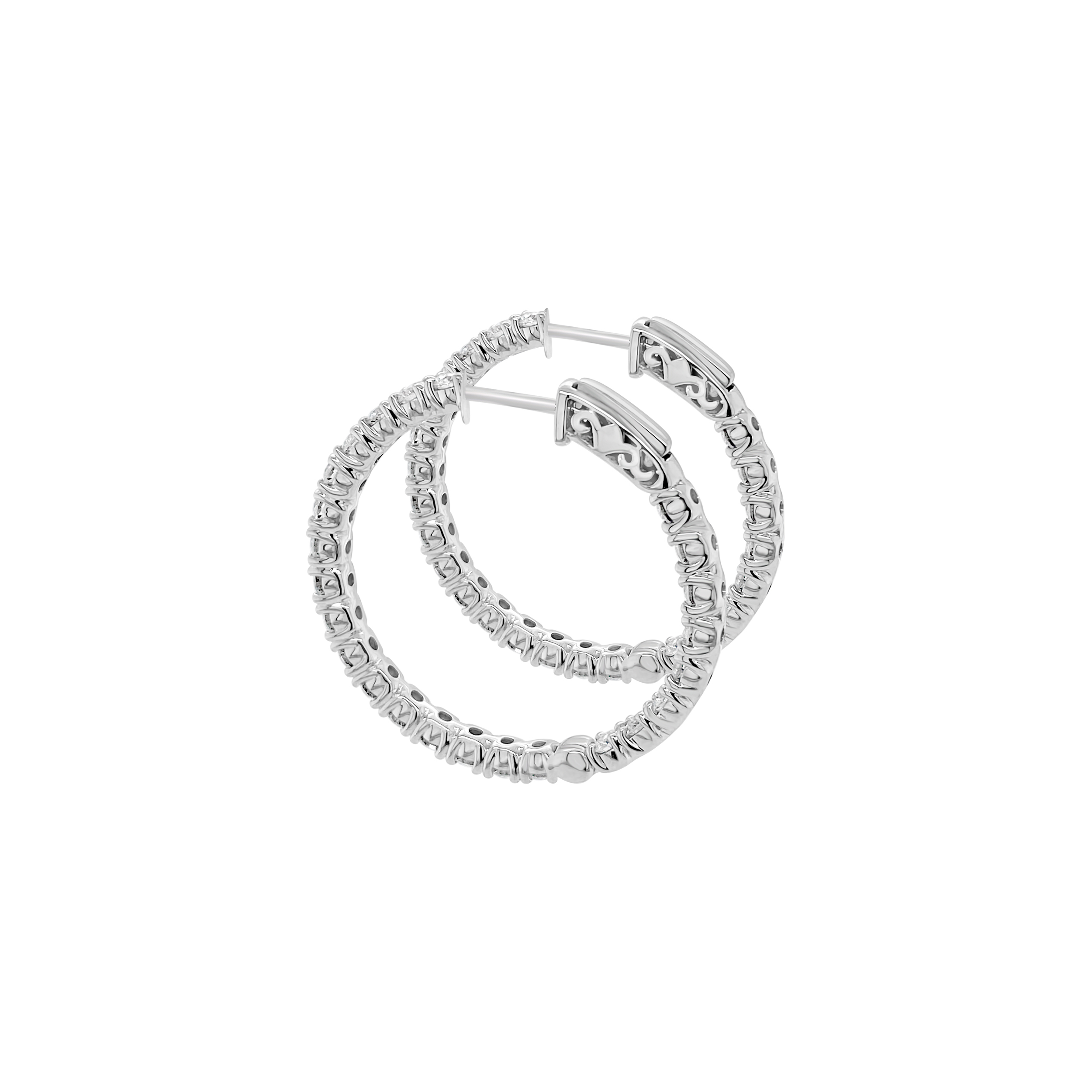 Clara by Martin Binder Diamond Hoop Earrings (2.95 ct. tw.)
