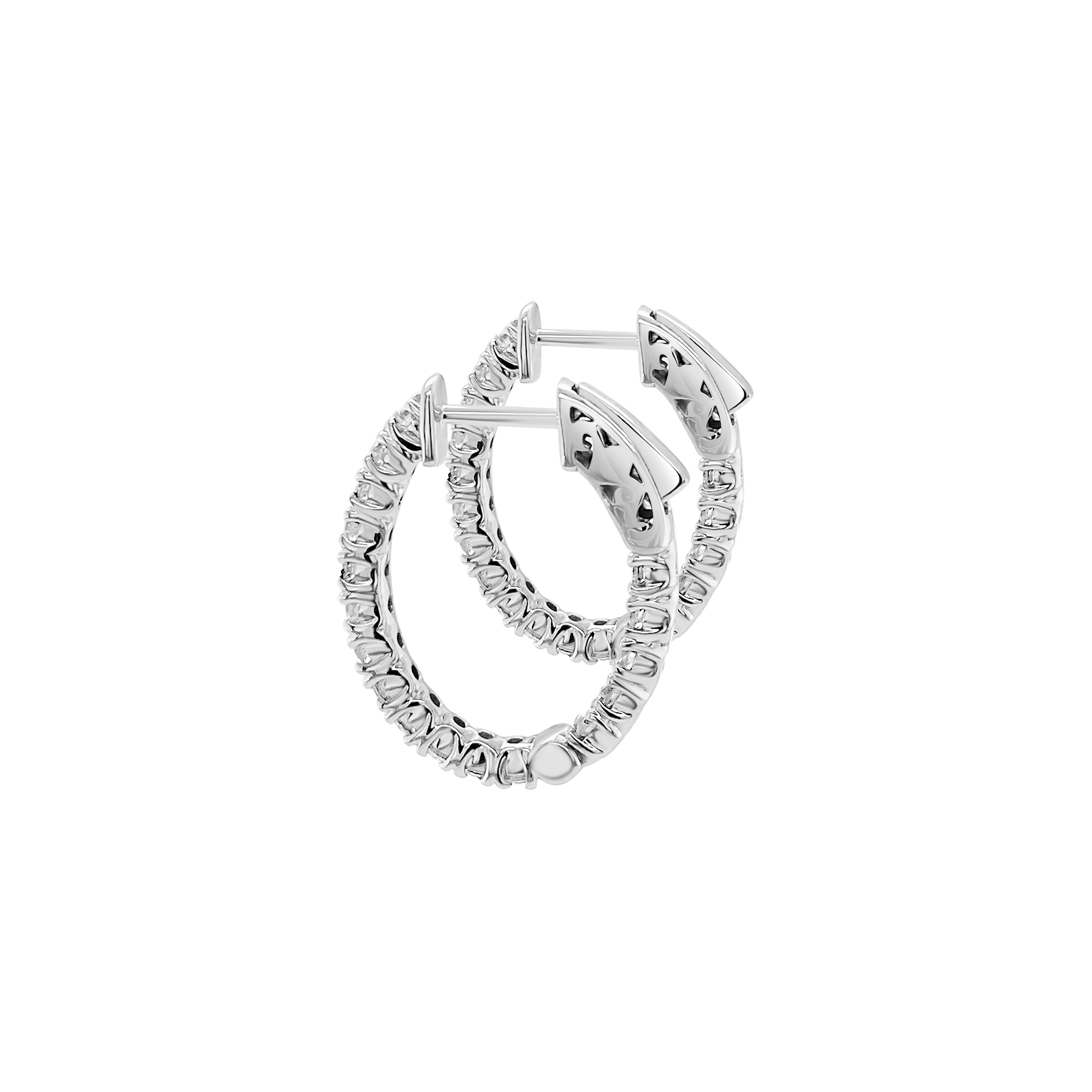 Clara by Martin Binder Diamond Oval Hoop Earrings (1.11 ct. tw.)