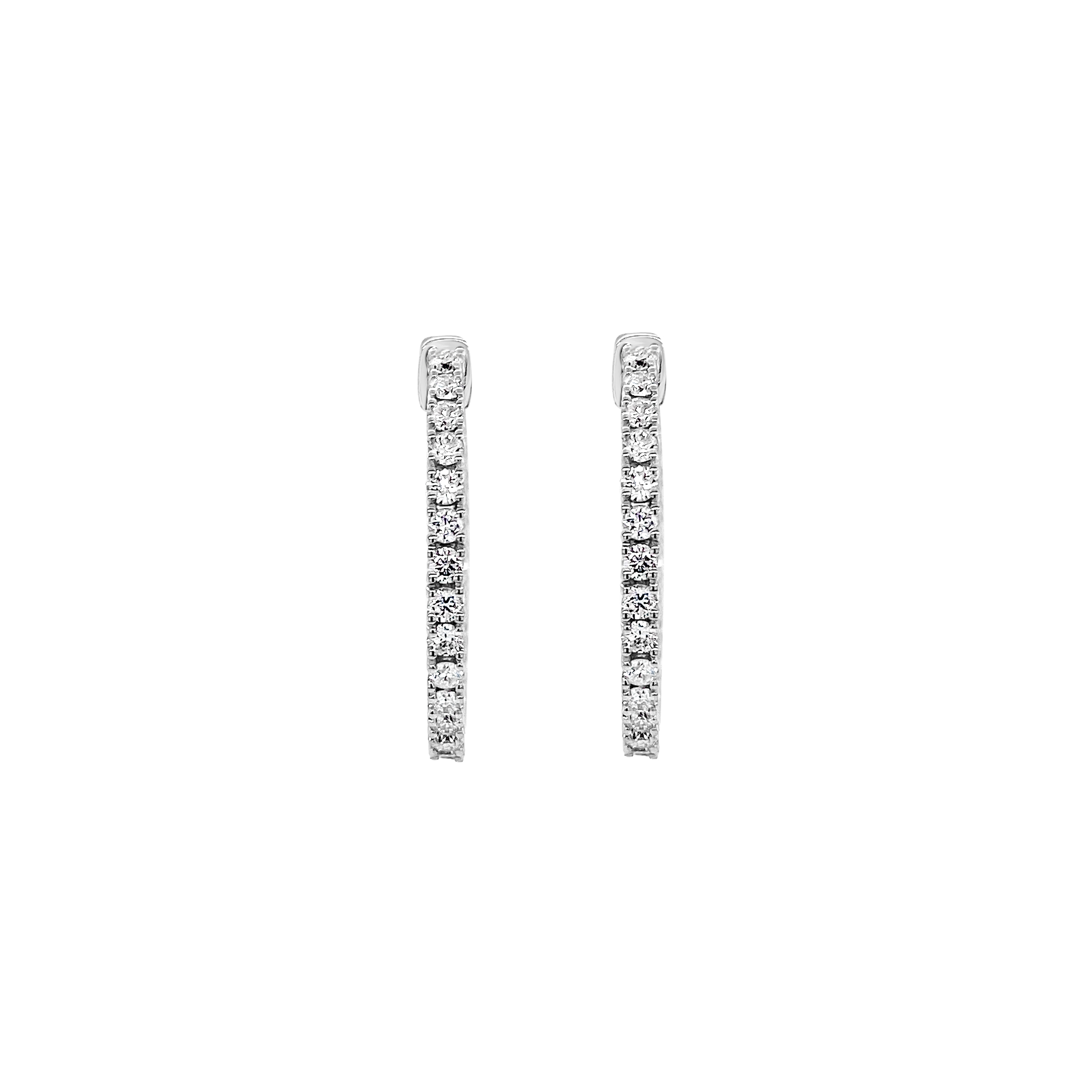 Clara By Martin Binder Diamond Hoop Earrings (1.09 Ct. Tw.)