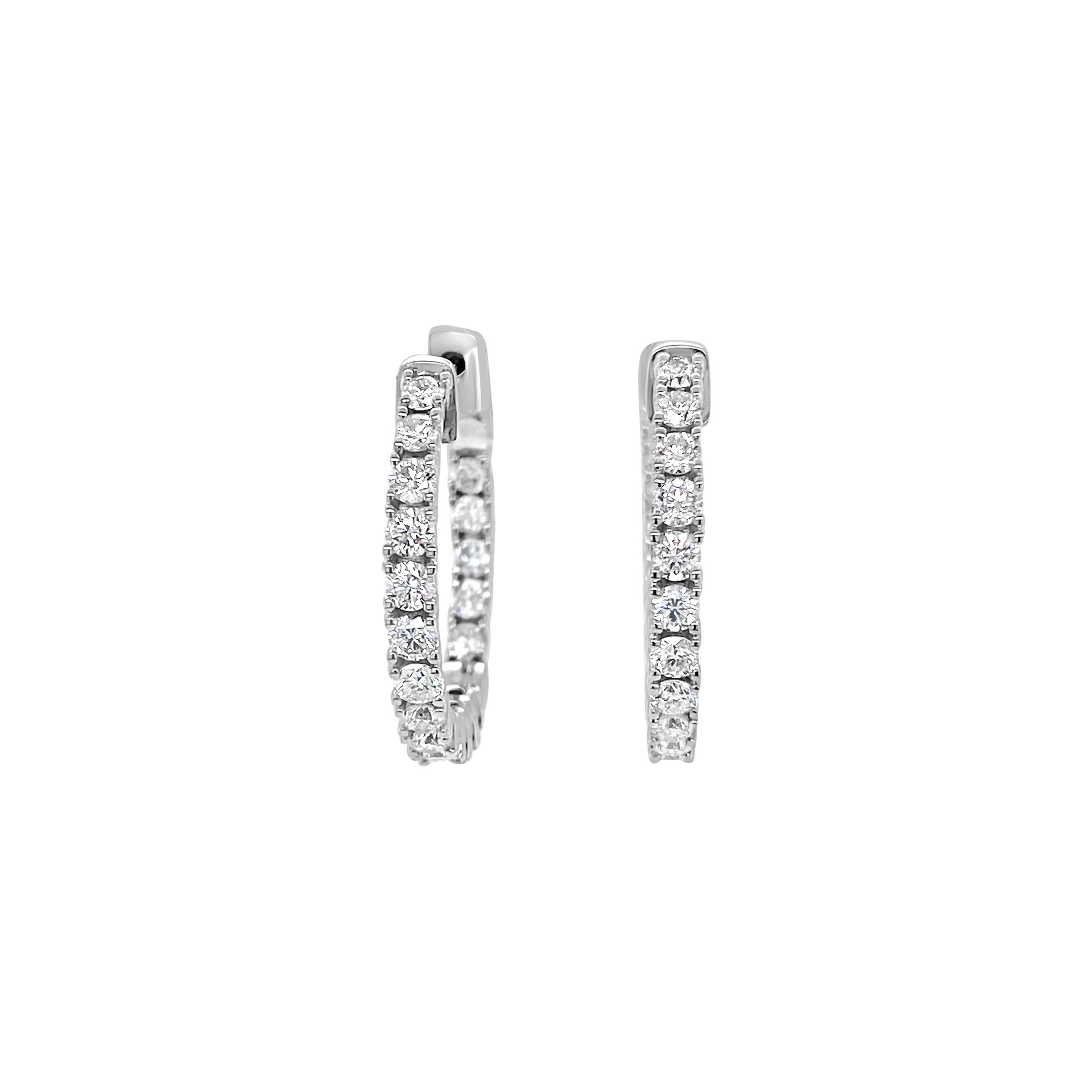 Clara By Martin Binder Diamond Hoop Earrings (1.17 Ct. Tw.)