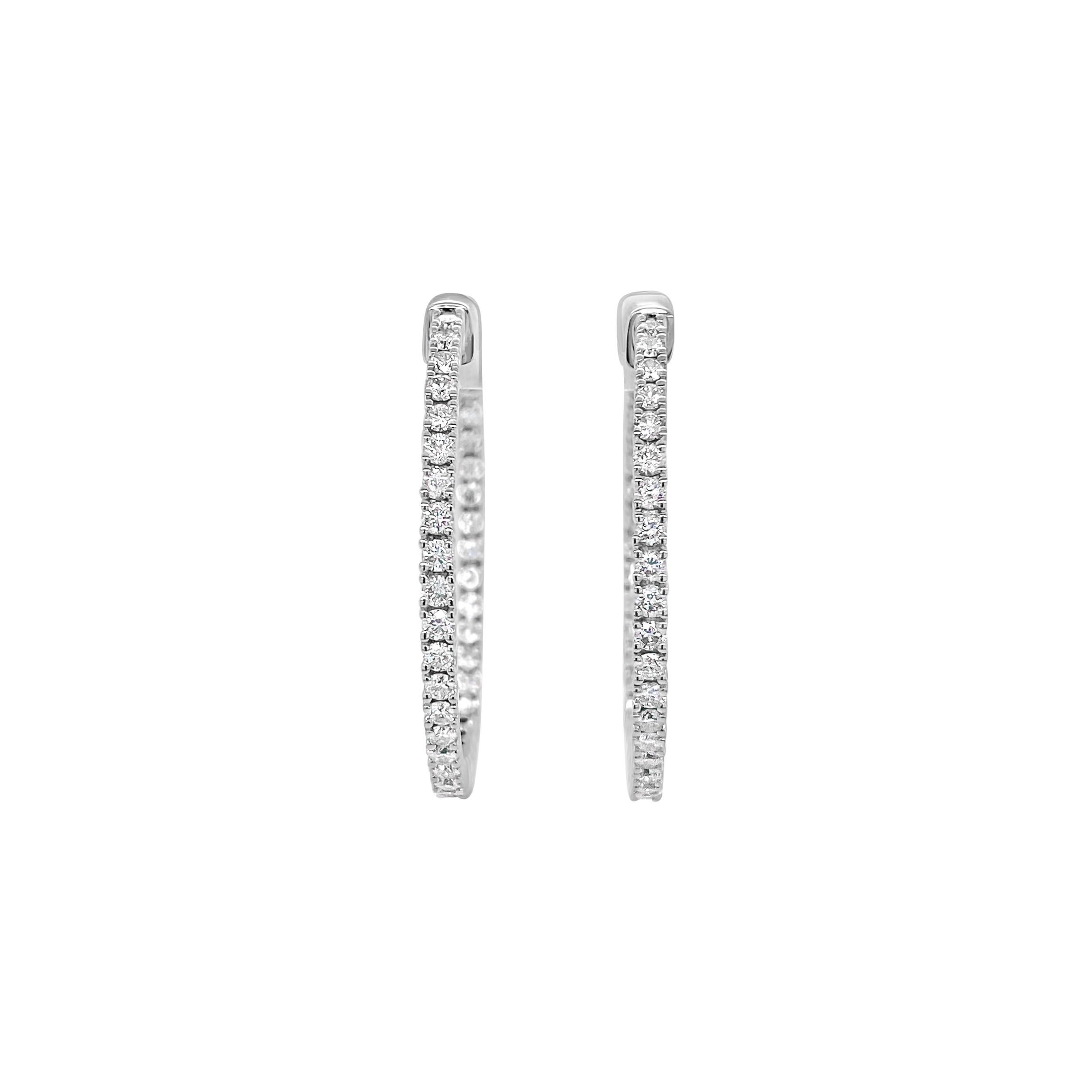 Clara By Martin Binder Diamond Hoop Earrings (1.60 Ct. Tw.)