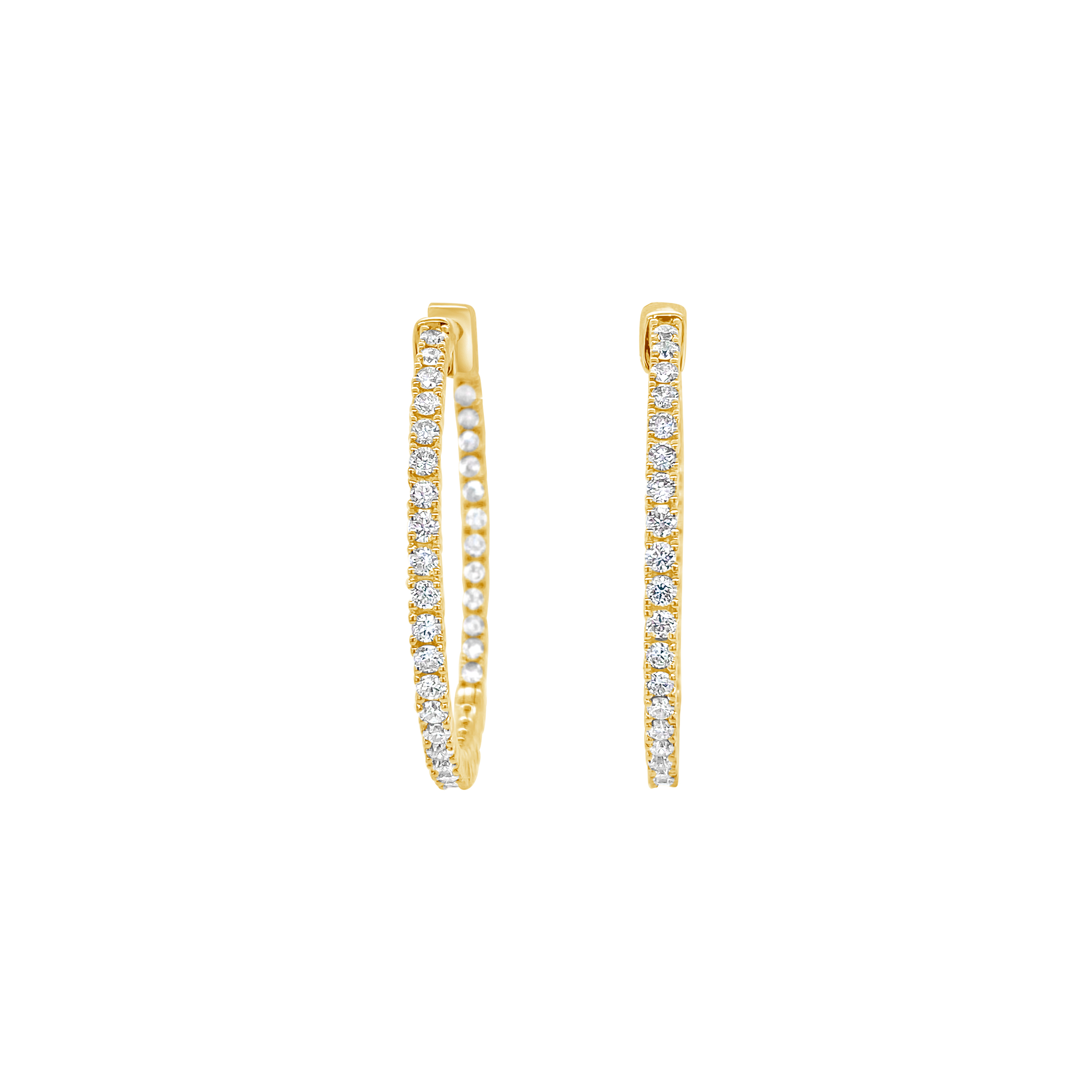Clara By Martin Binder Diamond Hoop Earrings (1.60 Ct. Tw.)