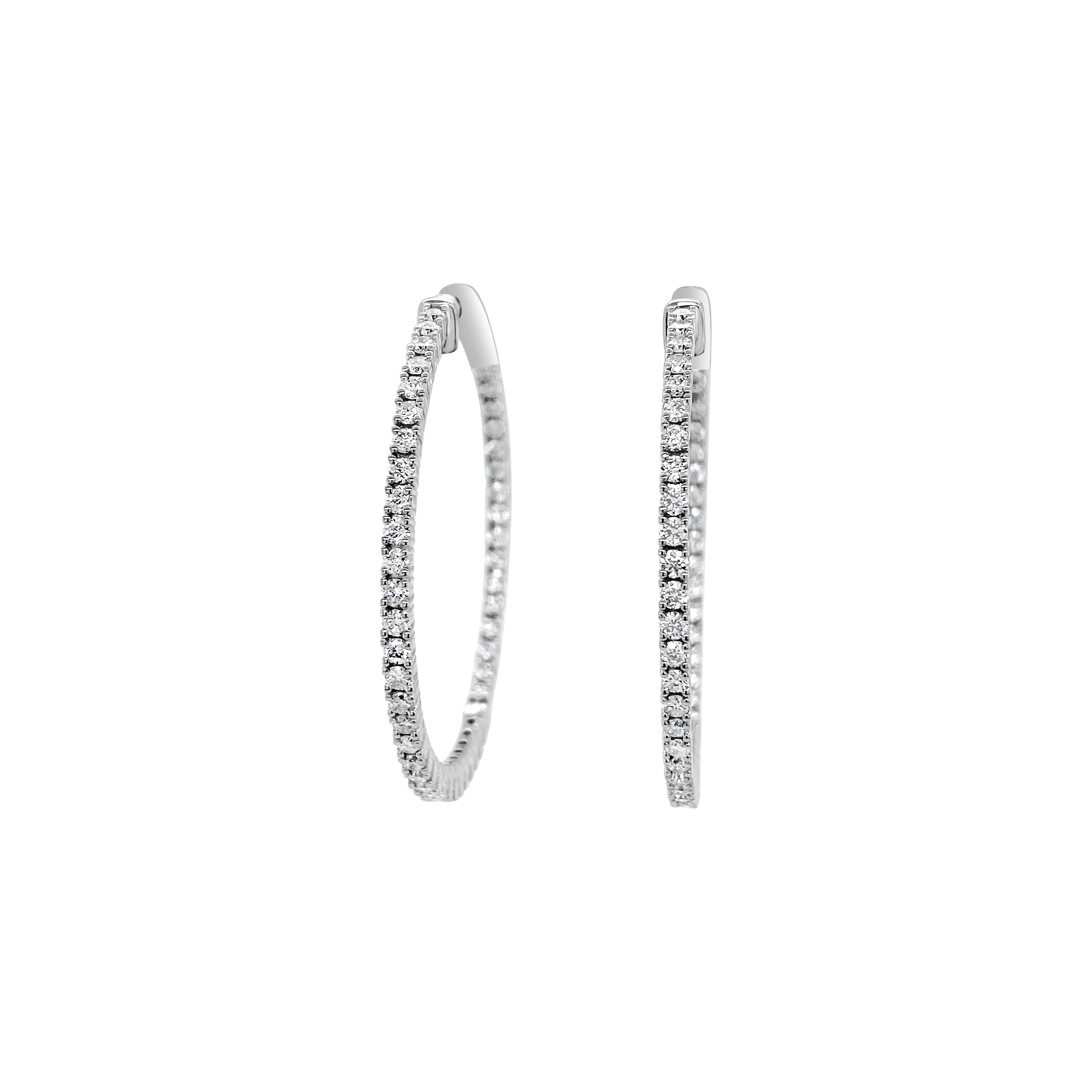 Clara By Martin Binder Diamond Hoop Earrings (2.02 Ct. Tw.)