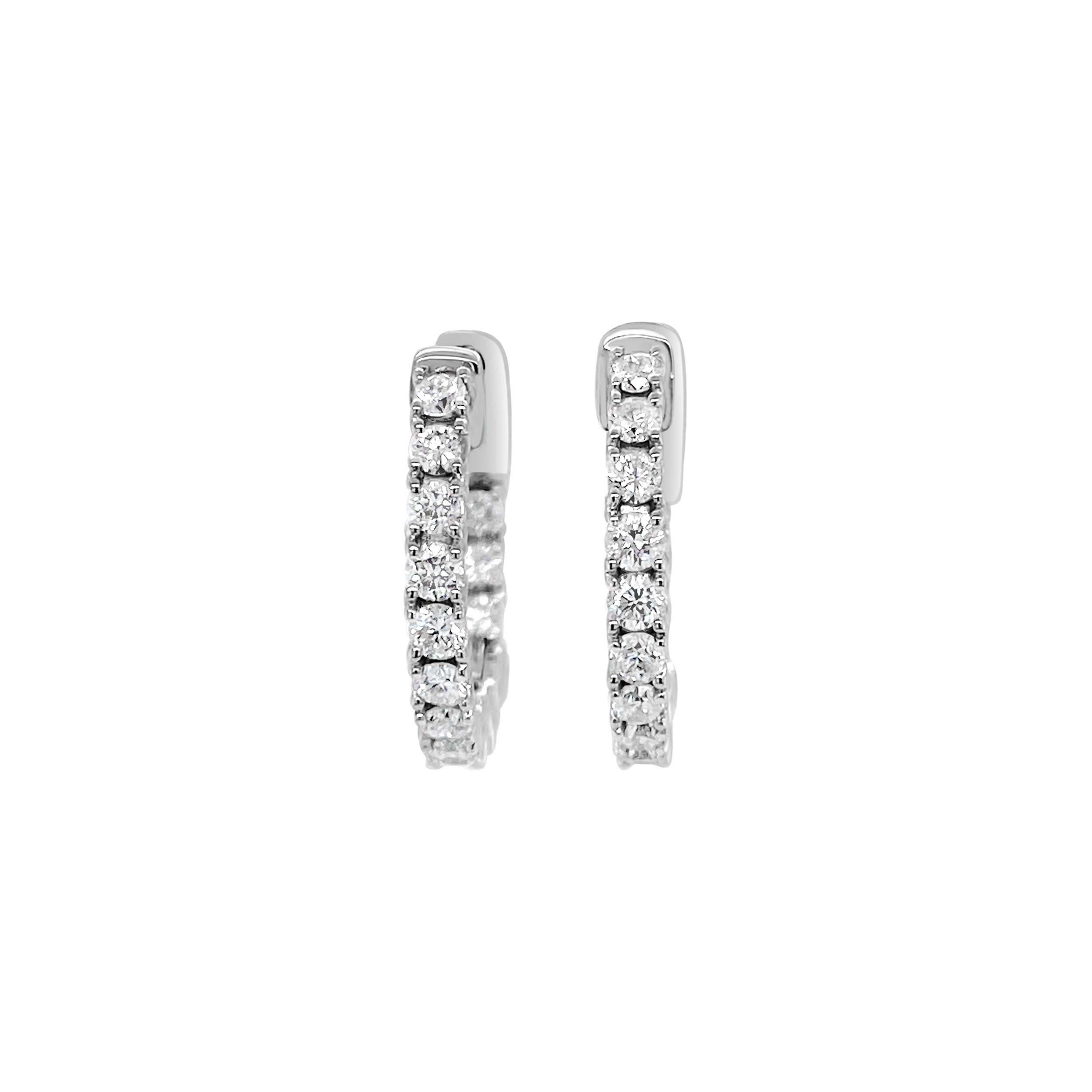 Clara By Martin Binder Diamond Hoop Earrings (0.94 Ct. Tw.)