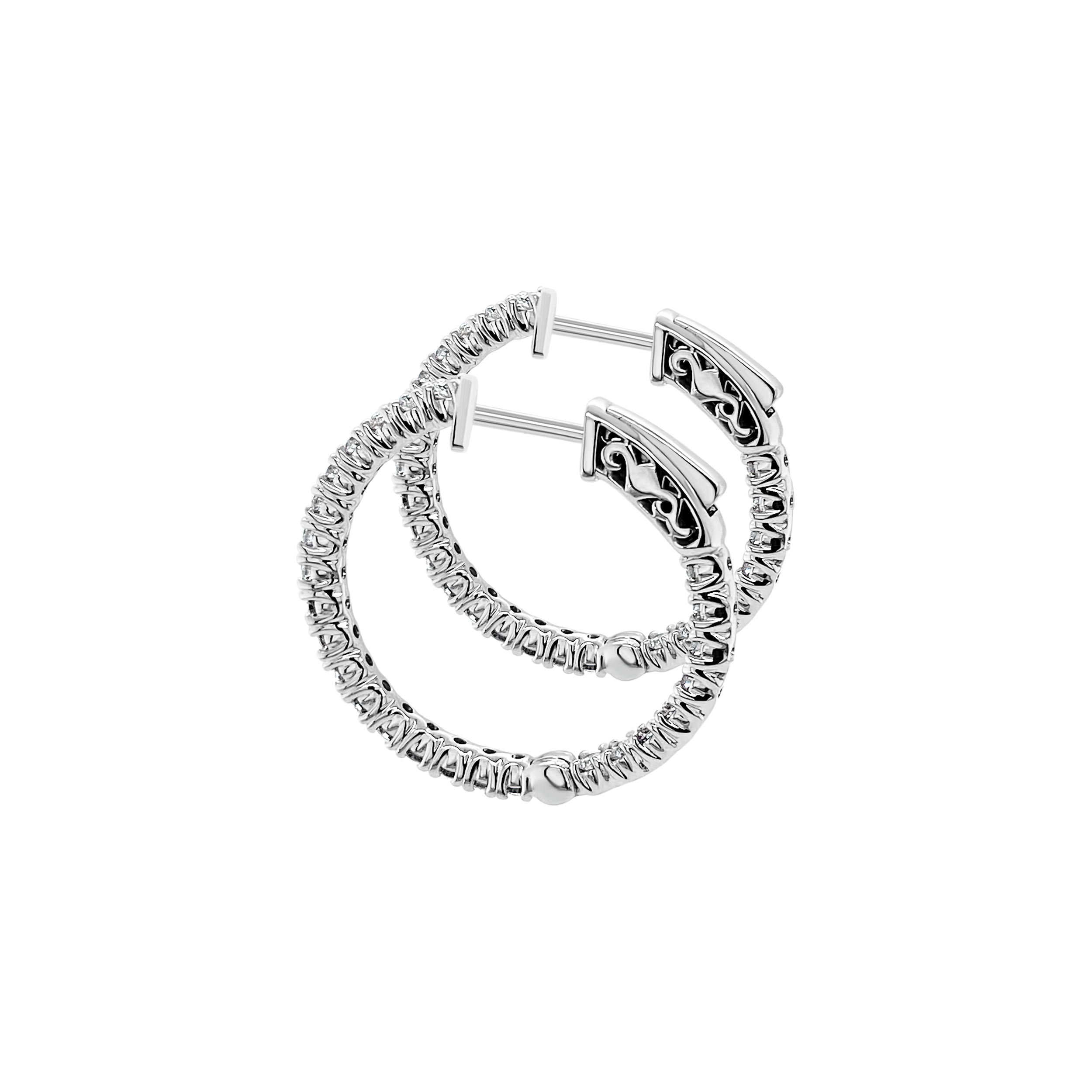 Clara by Martin Binder Diamond Hoop Earrings (1.06 ct. tw.)