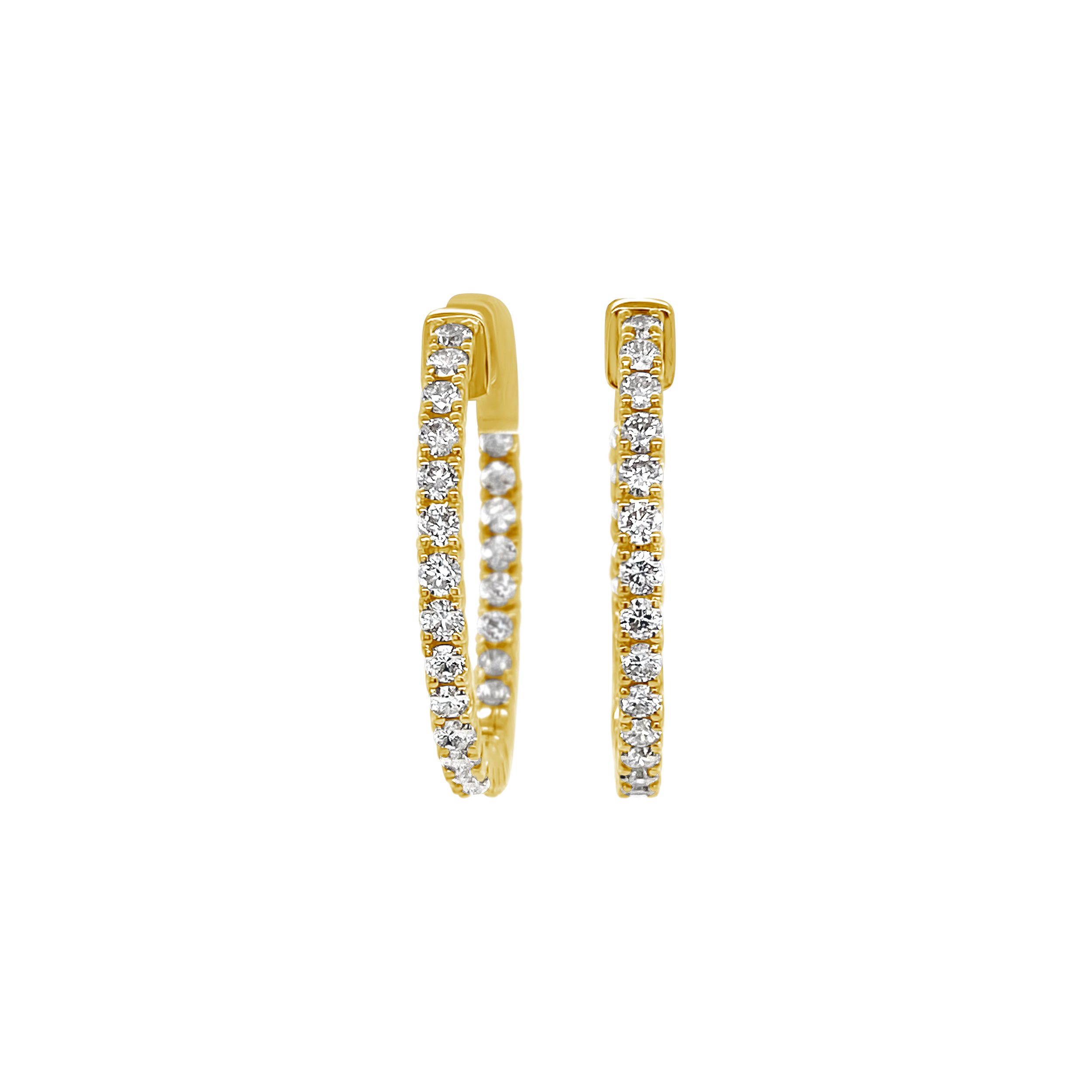 Clara By Martin Binder Diamond Hoop Earrings (1.06 Ct. Tw.)