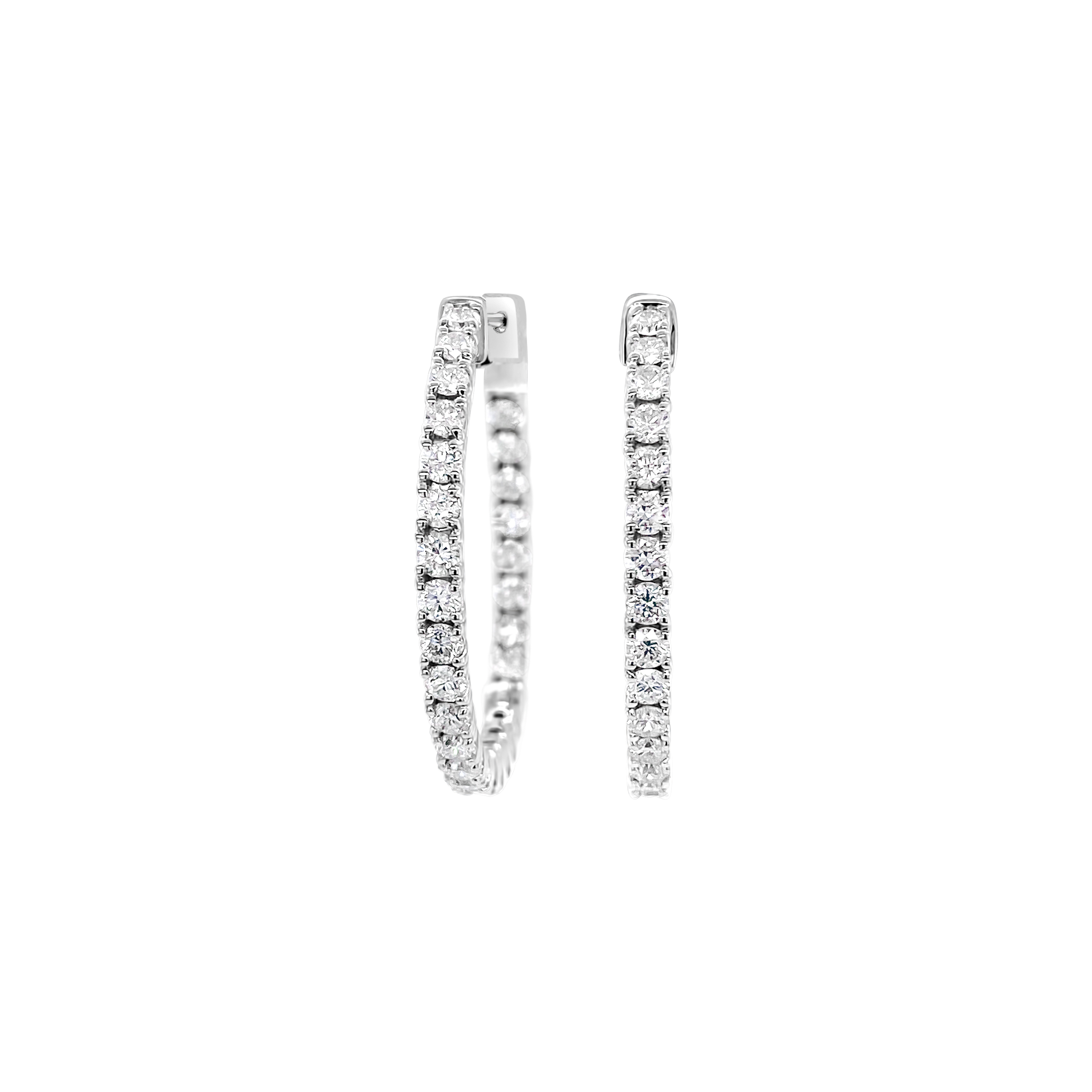Clara By Martin Binder Diamond Hoop Earrings (1.81 Ct. Tw.)