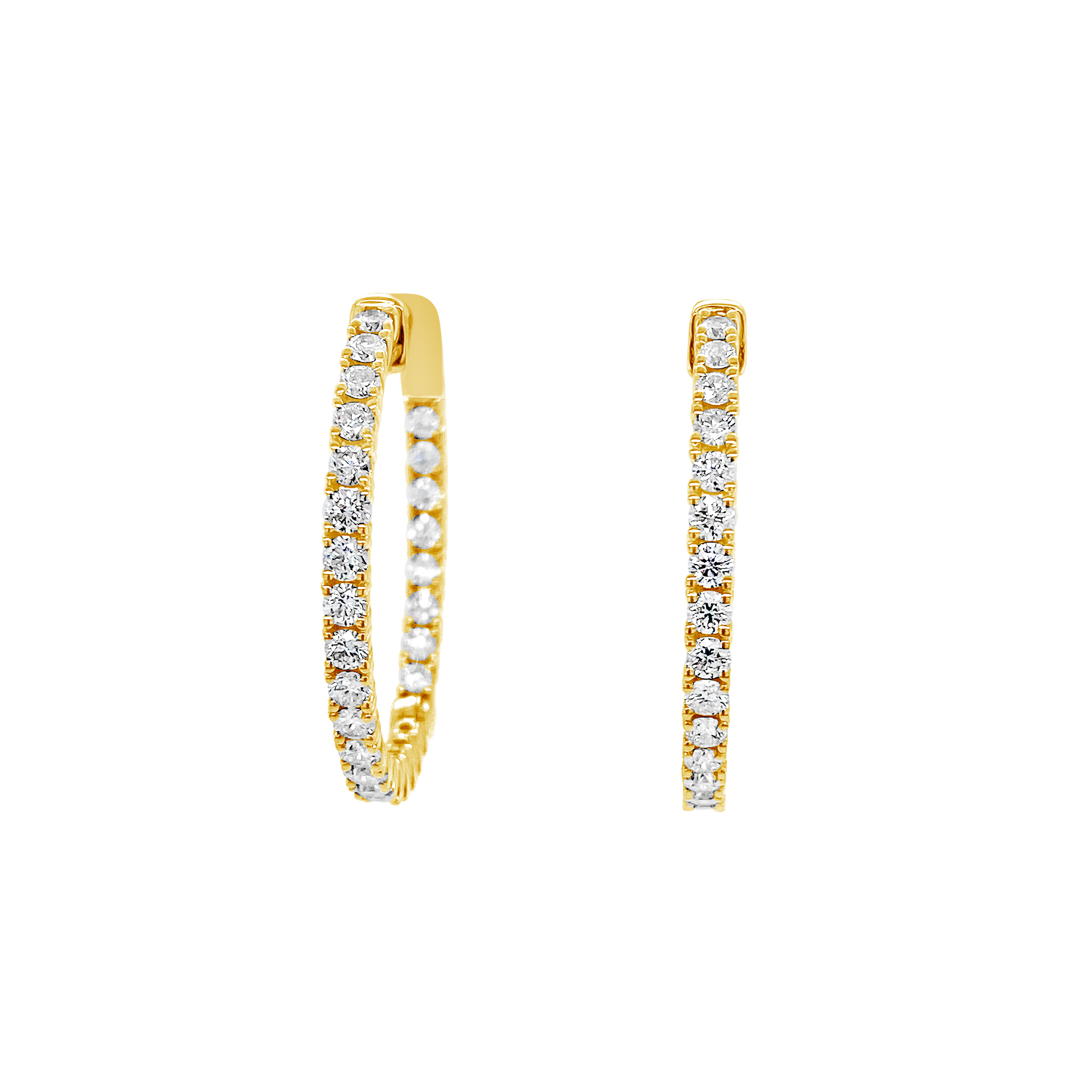 Clara By Martin Binder Diamond Hoop Earrings (1.84 Ct. Tw.)