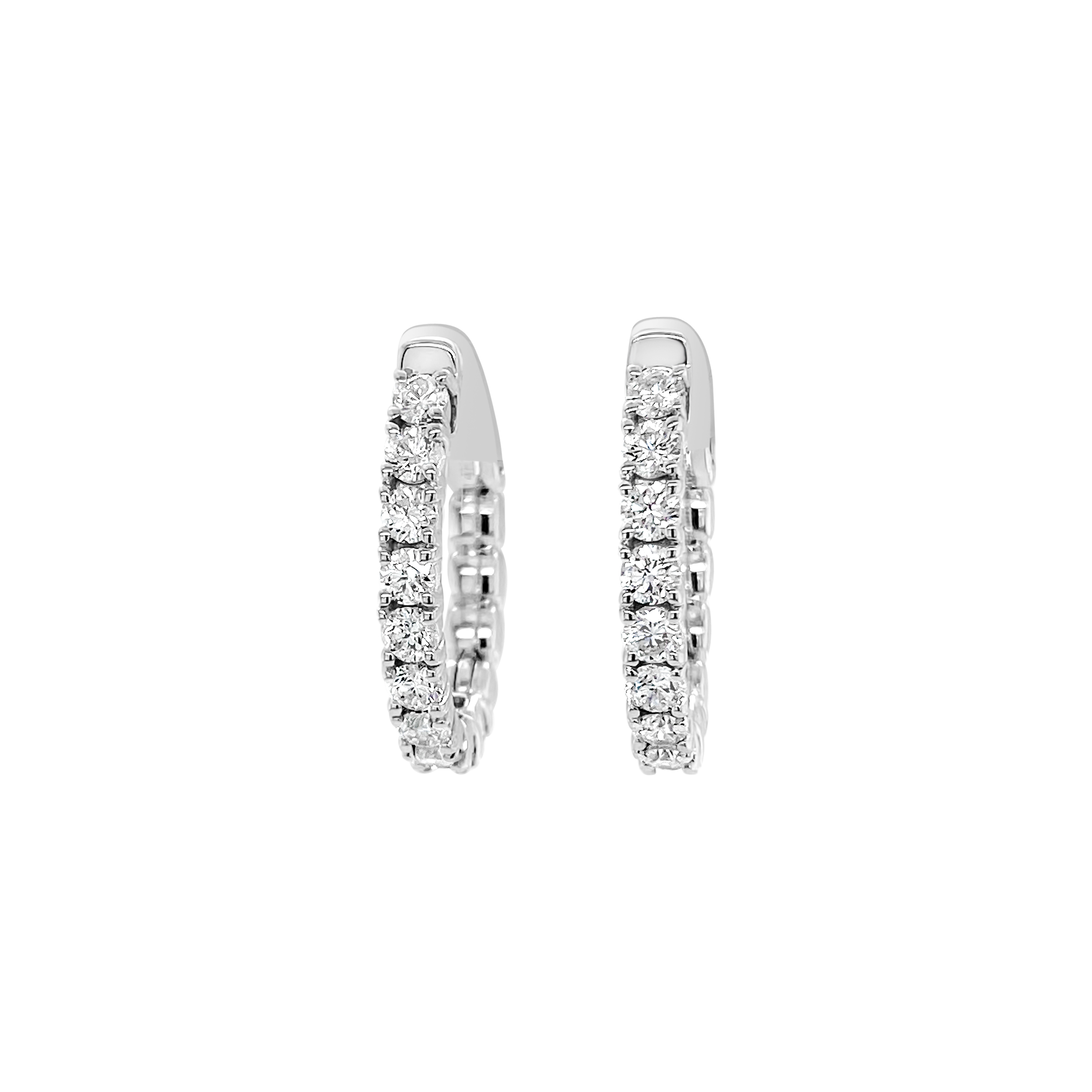 Clara By Martin Binder Diamond Hoop Earrings (1.22 Ct. Tw.)