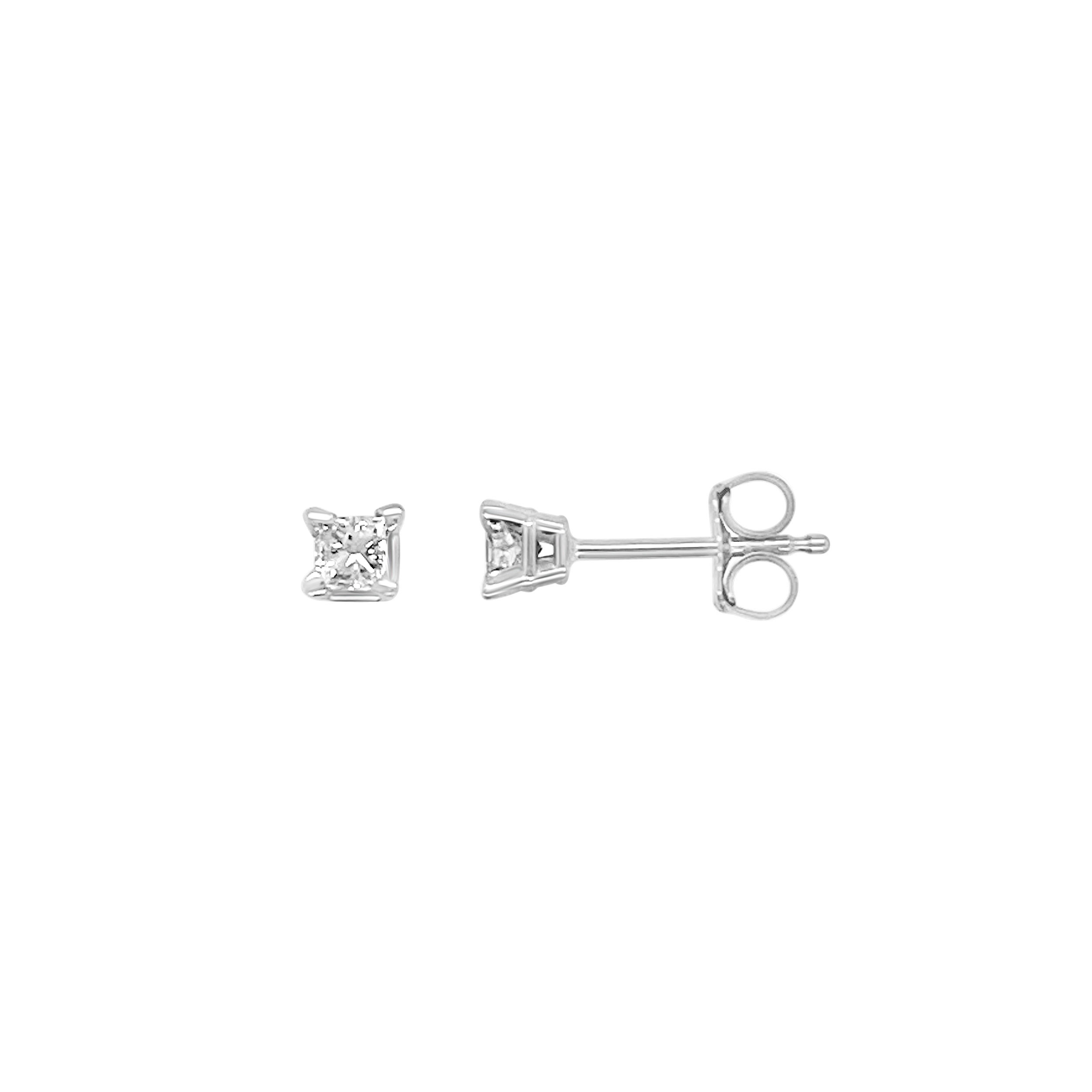 Clara By Martin Binder Princess Diamond Stud Earrings (0.24 Ct. Tw.)
