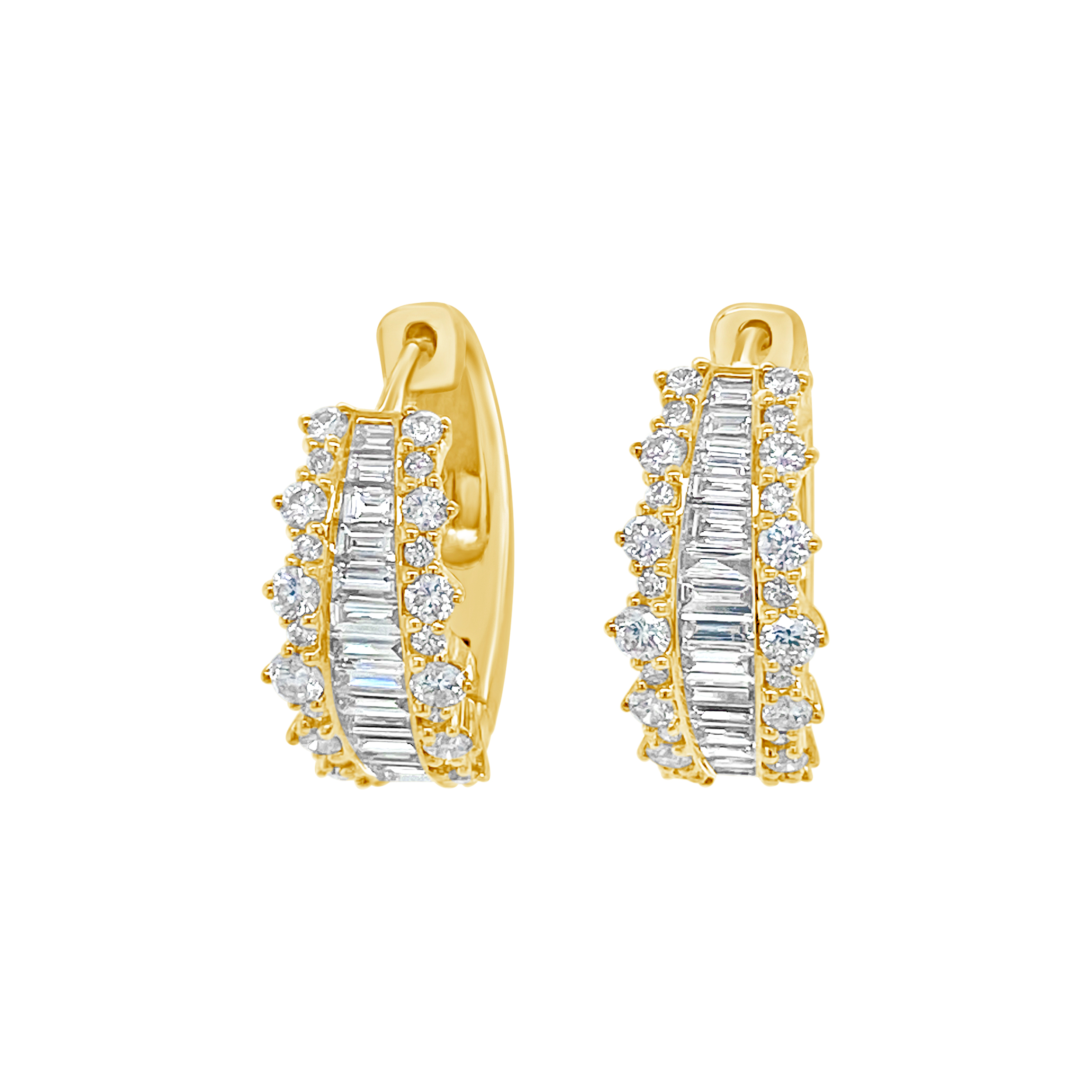 Clara By Martin Binder Diamond Hoop Earrings (1.35 Ct. Tw.)