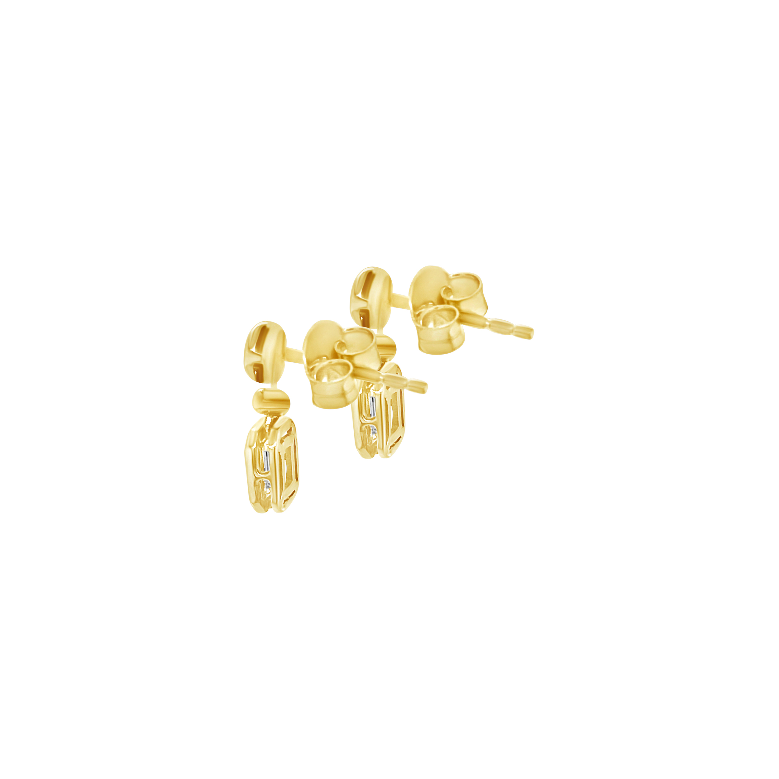 Clara By Martin Binder Diamond Dangle Bezel Earrings (0.77 Ct. Tw.)