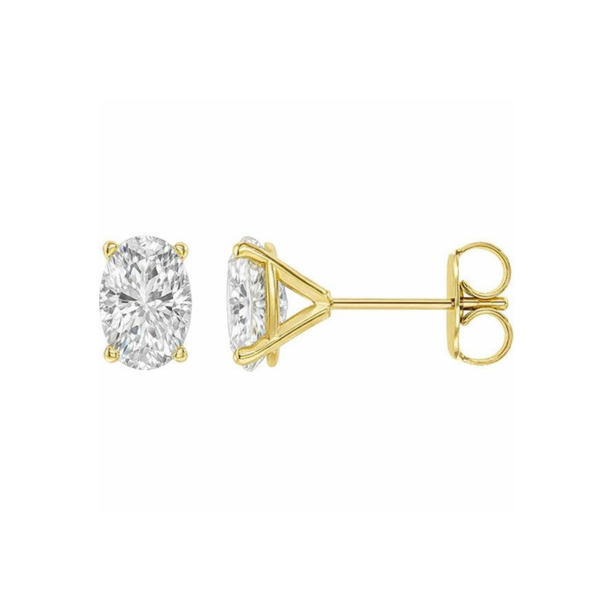 Clara by Martin Binder Oval Diamond Stud Earrings (0.54 ct. tw.)