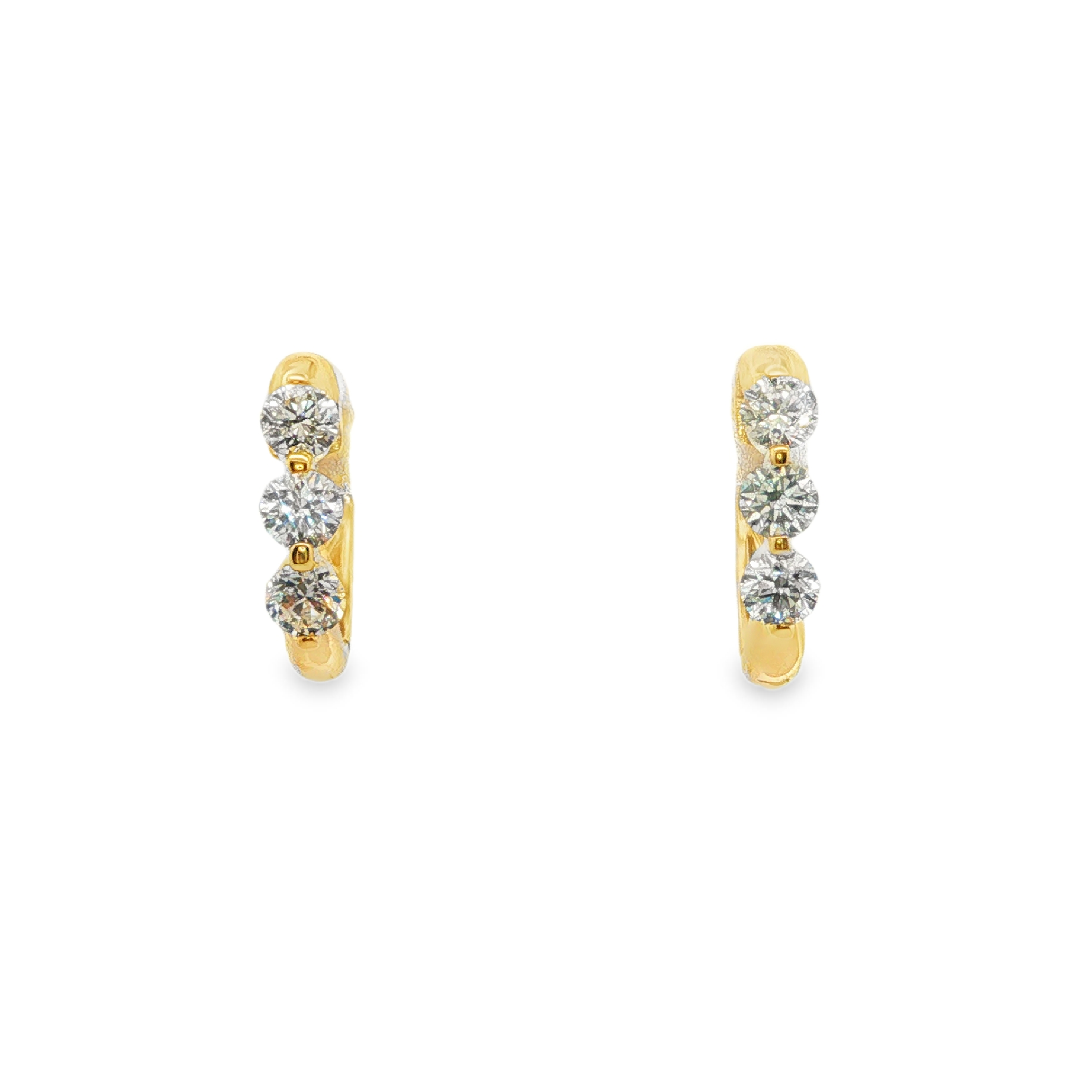 Clara by Martin Binder Diamond Huggie Hoop Earrings (0.53 ct. tw.)