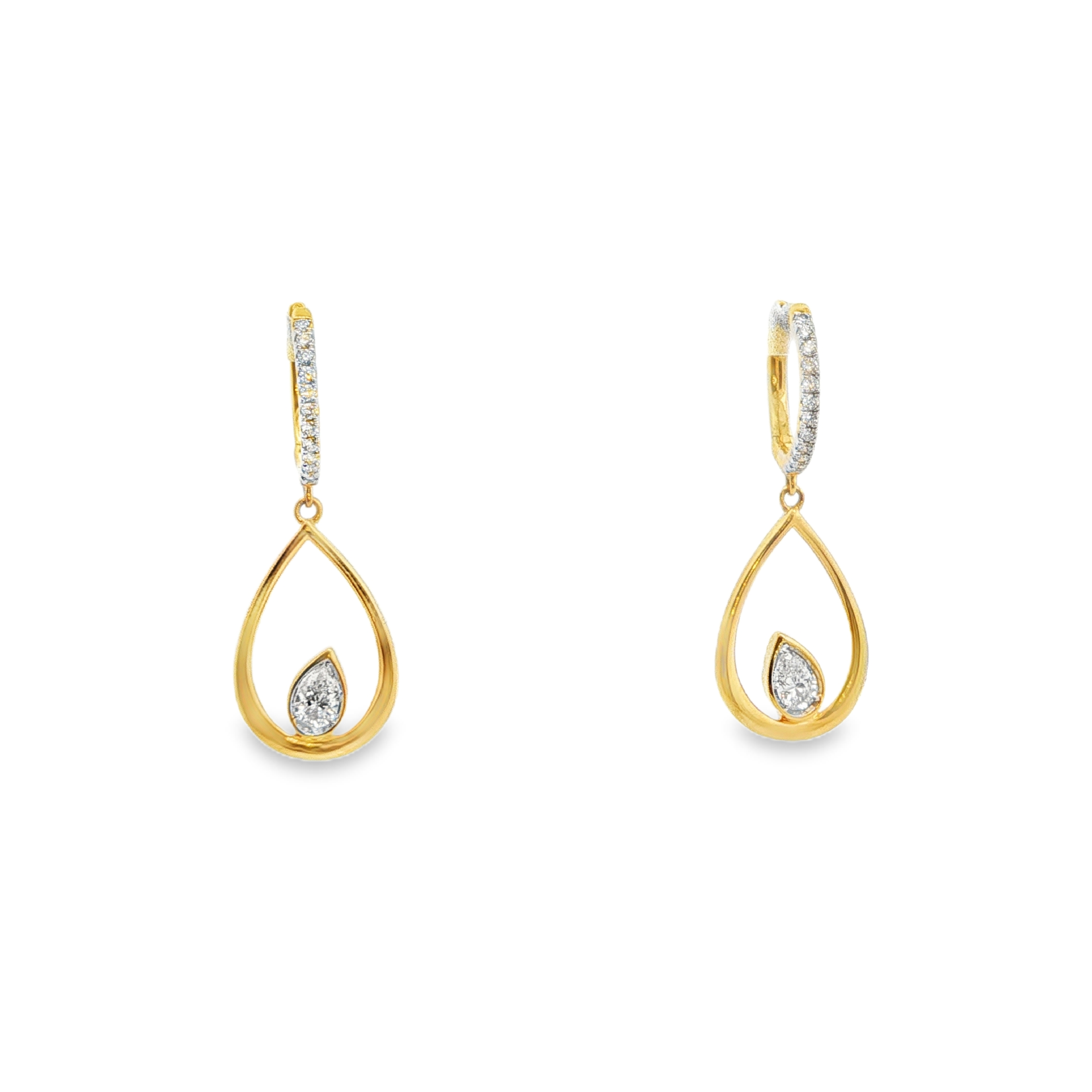 Clara by Martin Binder Diamond Teardrop Dangle Earrings (0.55 ct. tw.)
