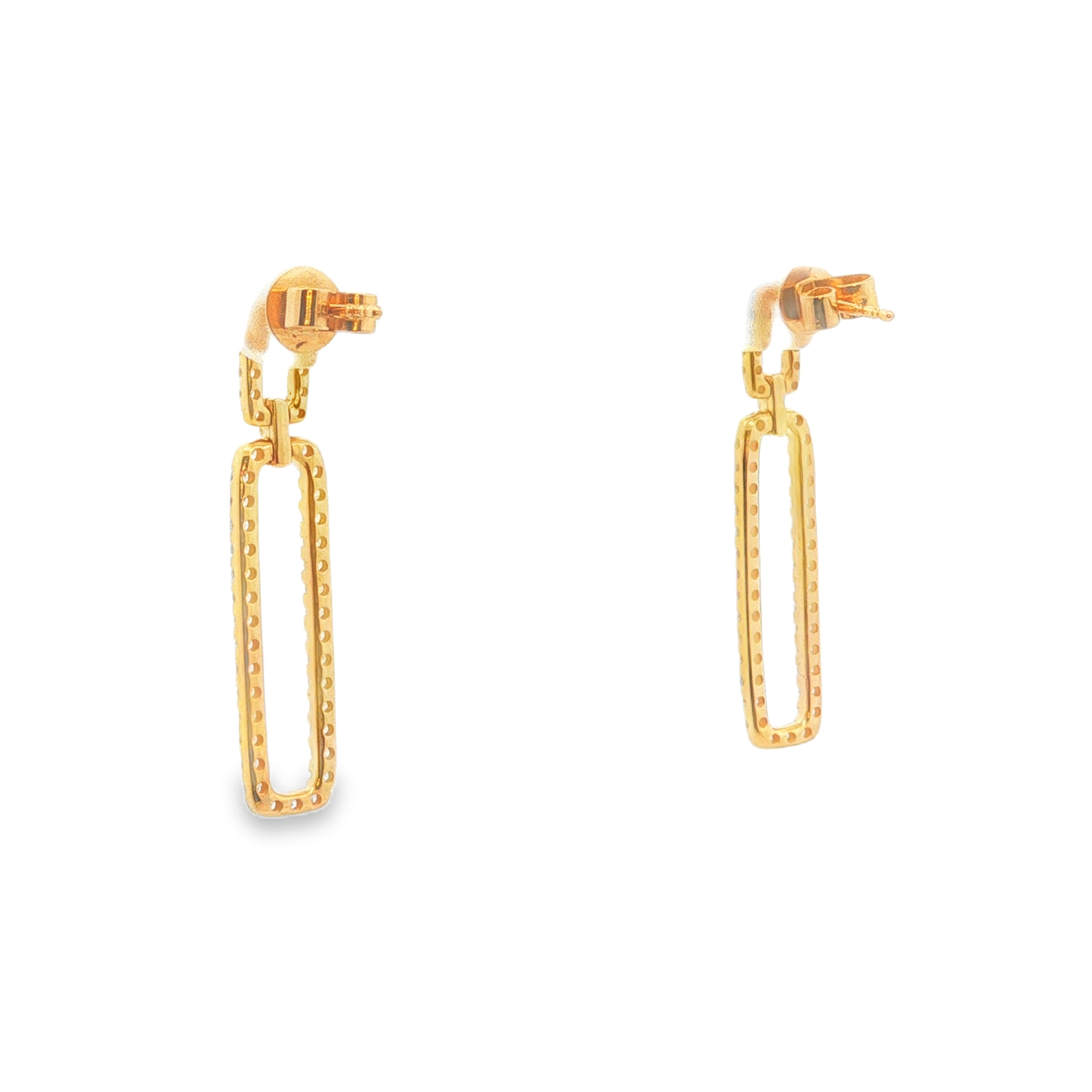 Clara by Martin Binder Open Bar Diamond Dangle Earrings (0.69 ct. tw.)