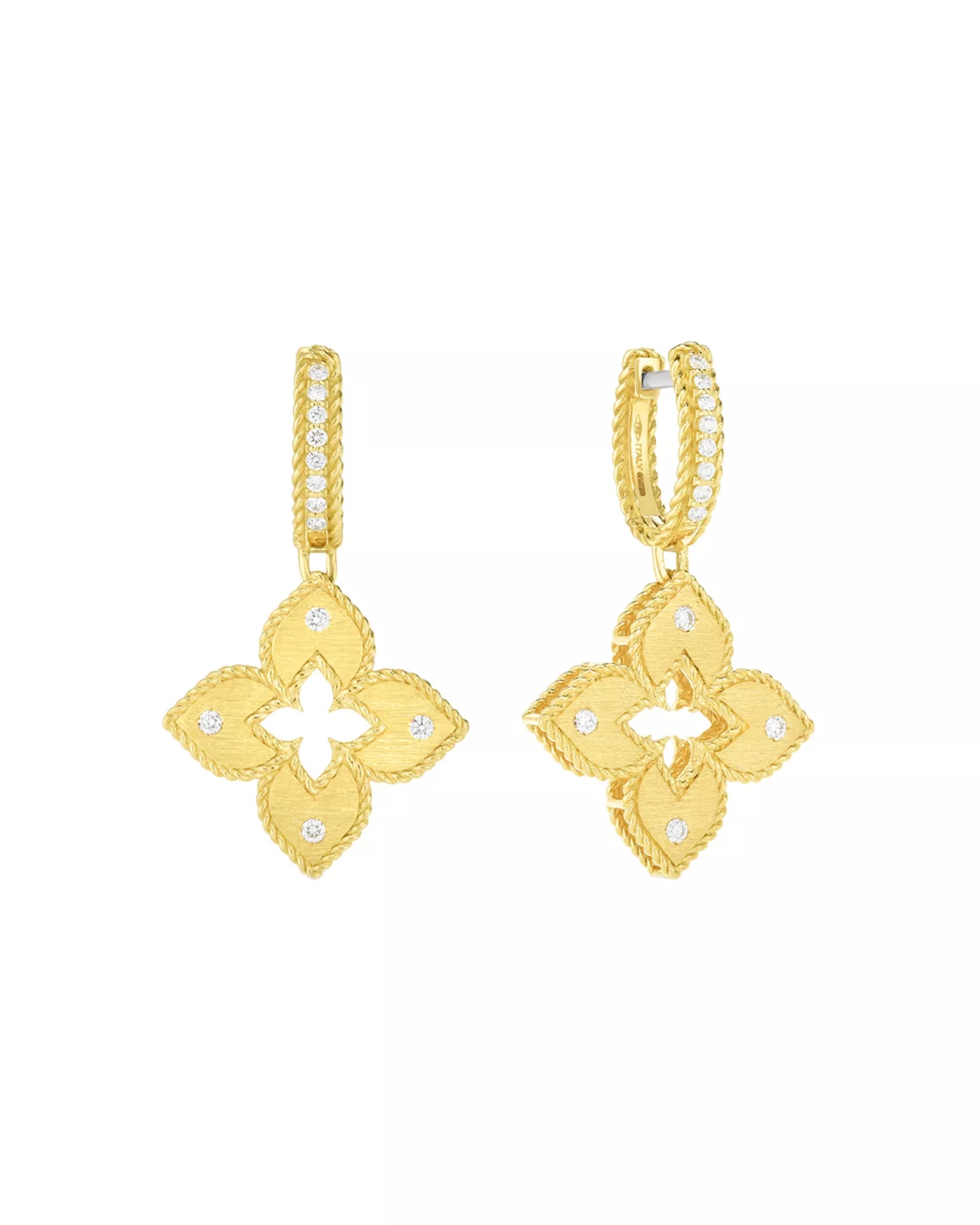 Estate By Martin Binder Roberto Coin Petite Venetian Princess Diamond Earrings