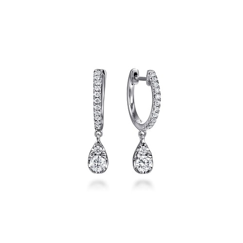 Gabriel & Co. Lusso Diamond Huggie Drop Earrings (0.52 ct. tw.)