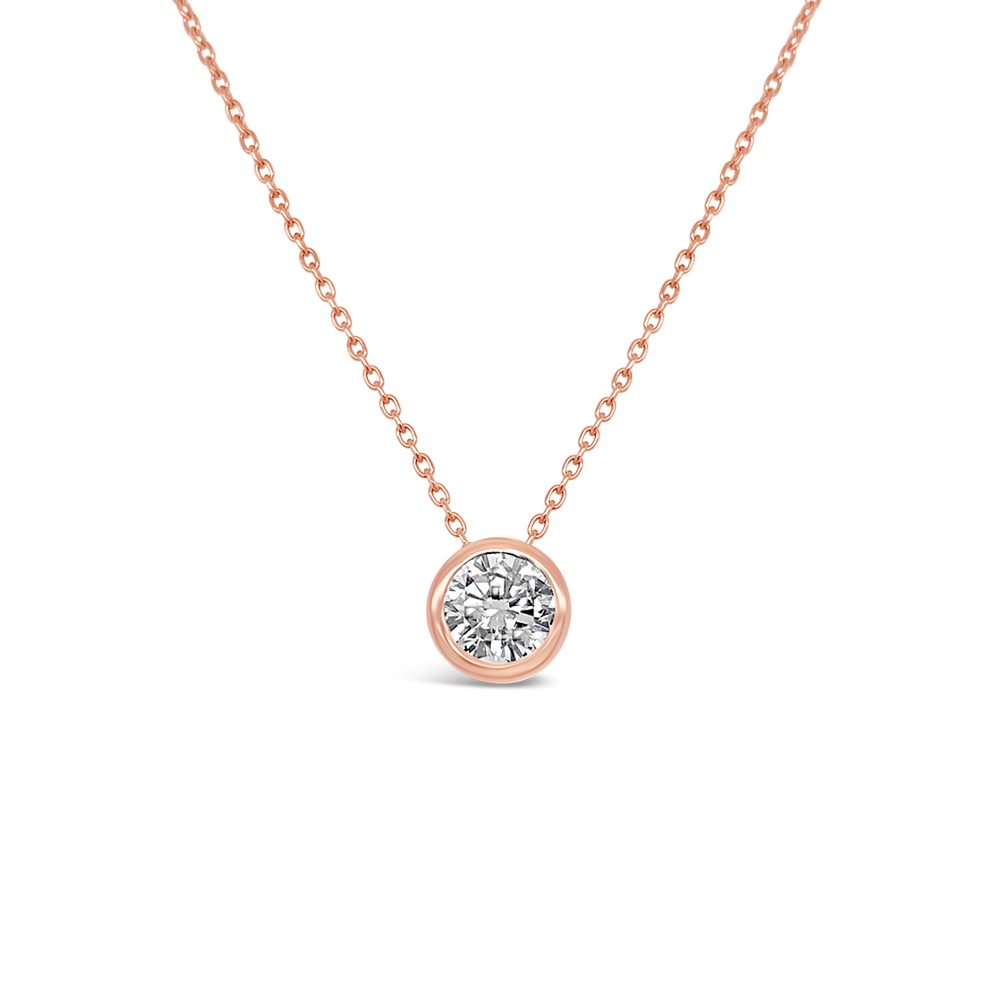 Clara By Martin Binder Diamond Solitaire Necklace (0.51 Ct. Tw.)