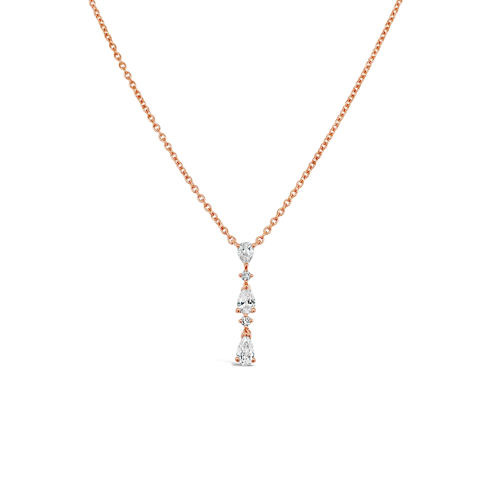 Clara By Martin Binder Diamond Dangle Bar Necklace (0.29 Ct. Tw.)