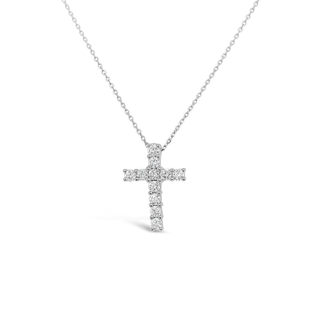 Clara By Martin Binder Diamond Cross Necklace (0.49 Ct. Tw.)