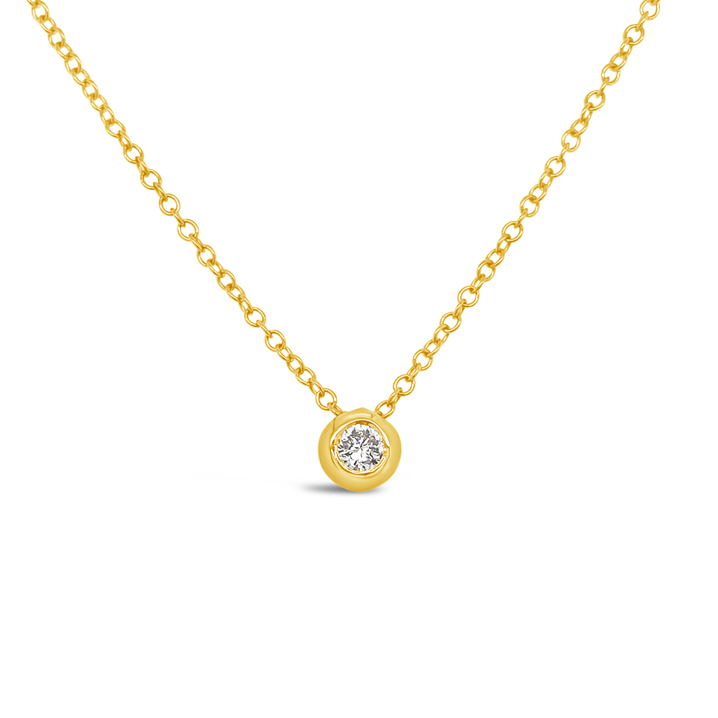 Clara By Martin Binder Diamond Solitaire Necklace (0.07 Ct. Tw.)