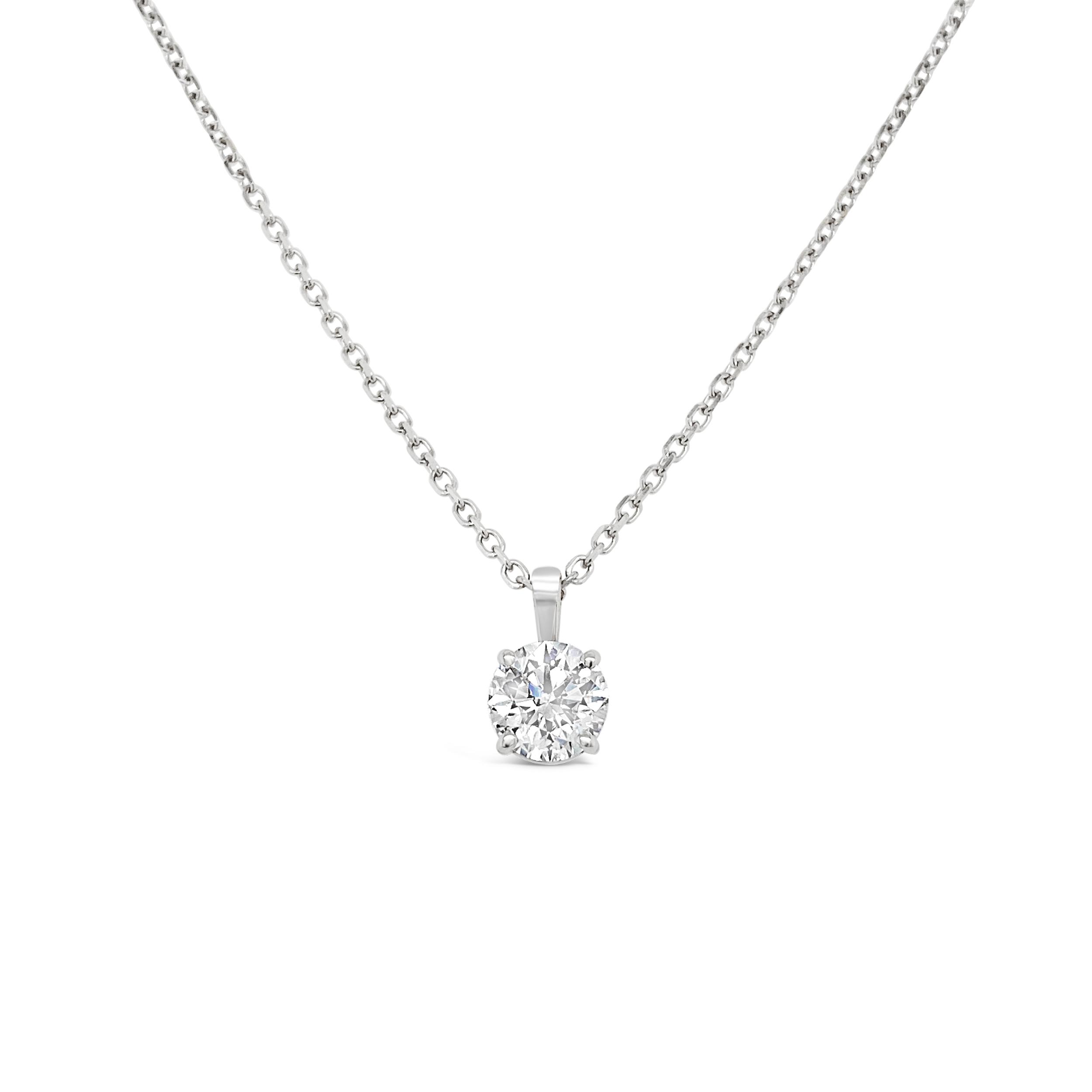Clara By Martin Binder Round Diamond Solitaire Necklace (1.00 Ct. Tw.)