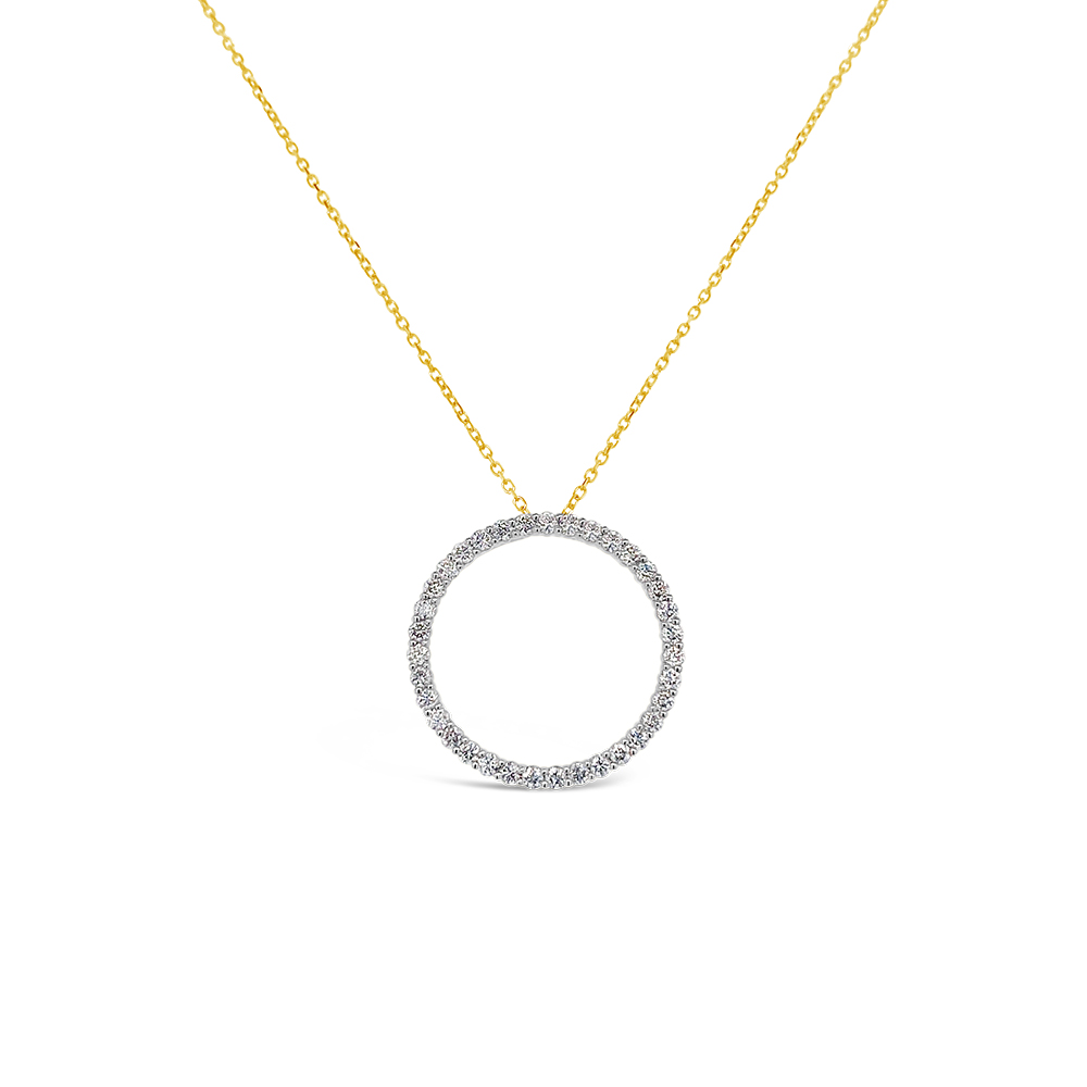 Clara By Martin Binder Diamond Circle Pendant (0.55 Ct. Tw.)