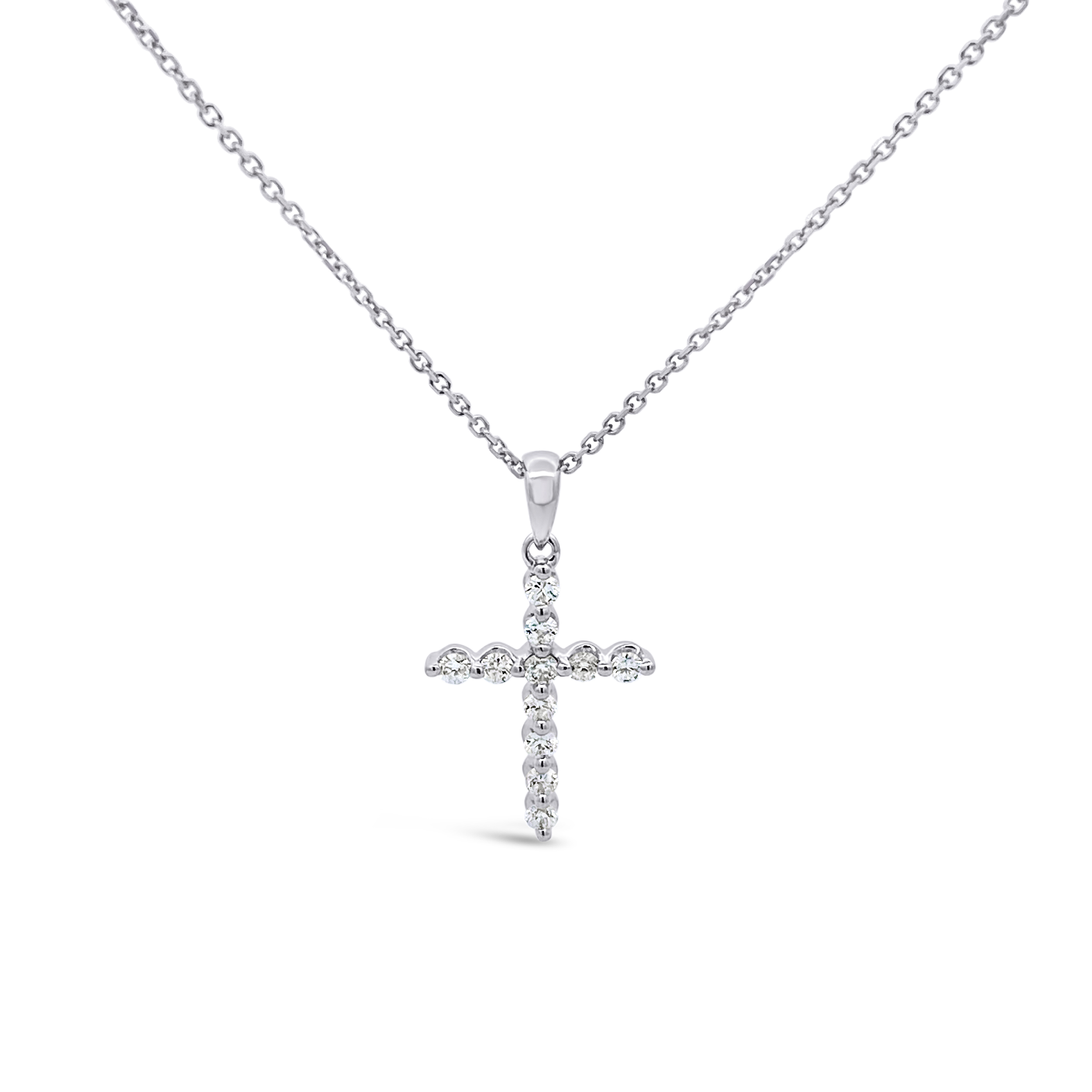 Clara By Martin Binder Diamond Cross Pendant Necklace (0.99 Ct. Tw.)