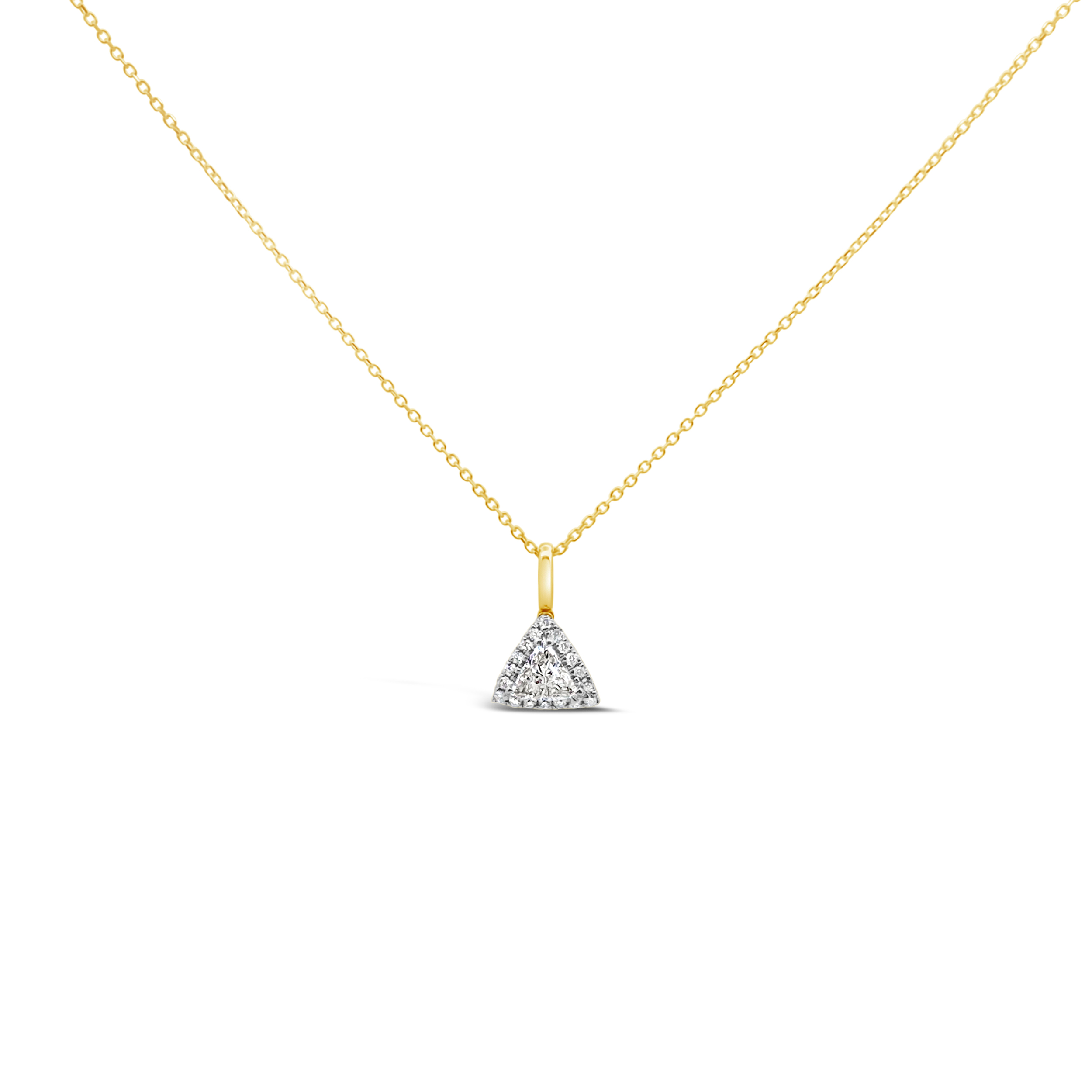 Clara By Martin Binder Brown Diamond Halo Necklace (0.50 Ct. Tw.)