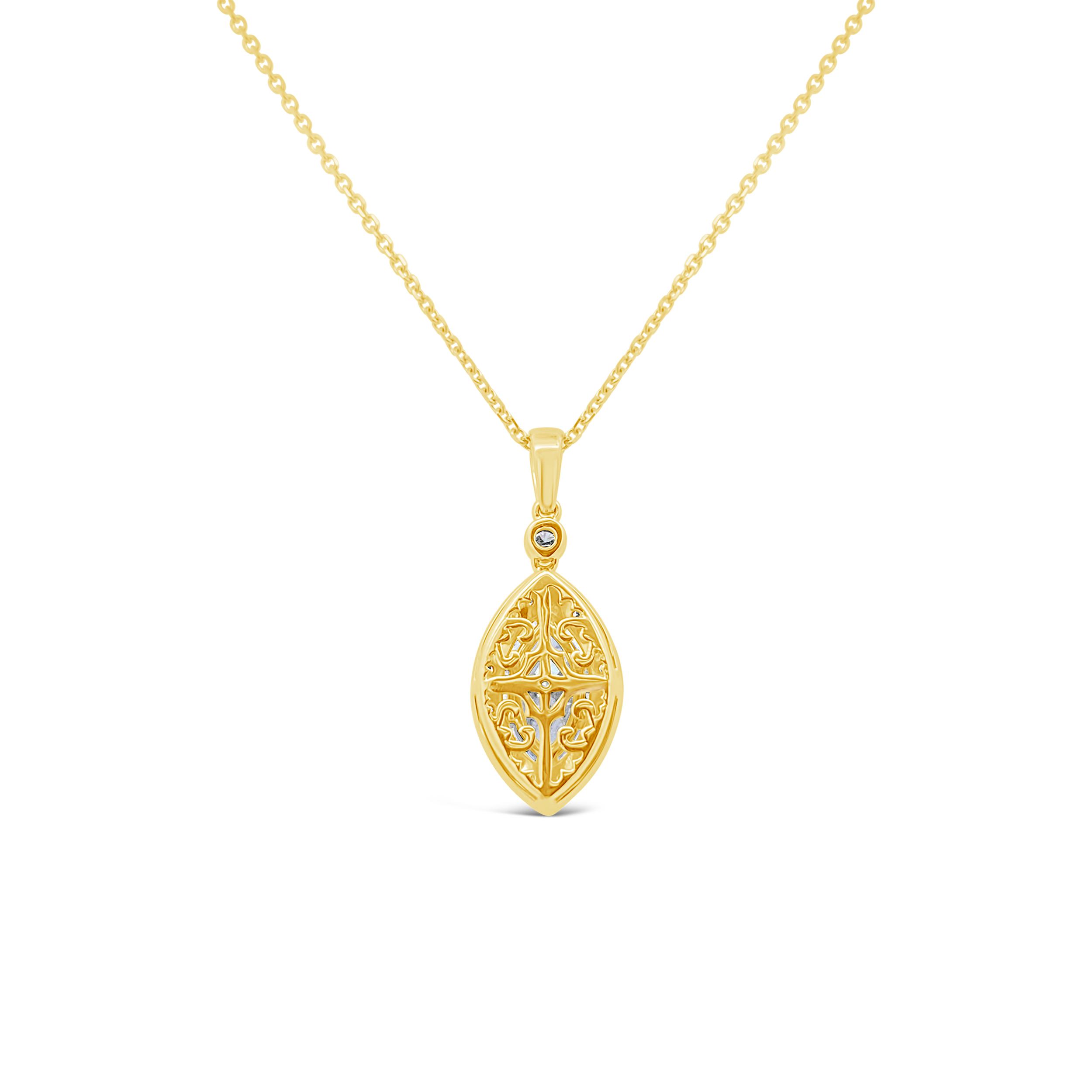 Clara By Martin Binder Marquise Diamond Pendant Necklace (1.35 Ct. Tw.)